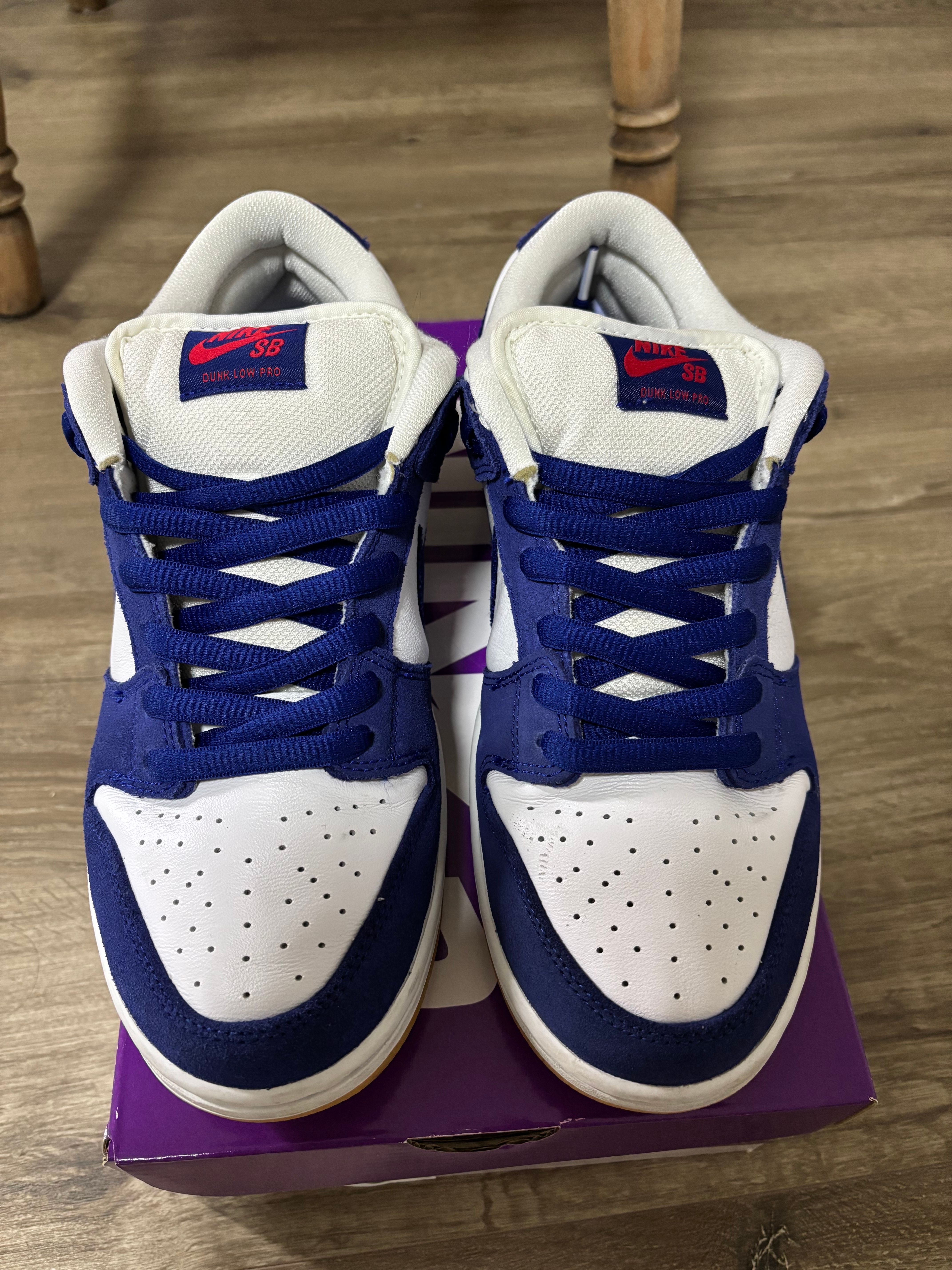 Nike SB Dunk Low "Los Angeles Dodgers/Deep Royal Blue"