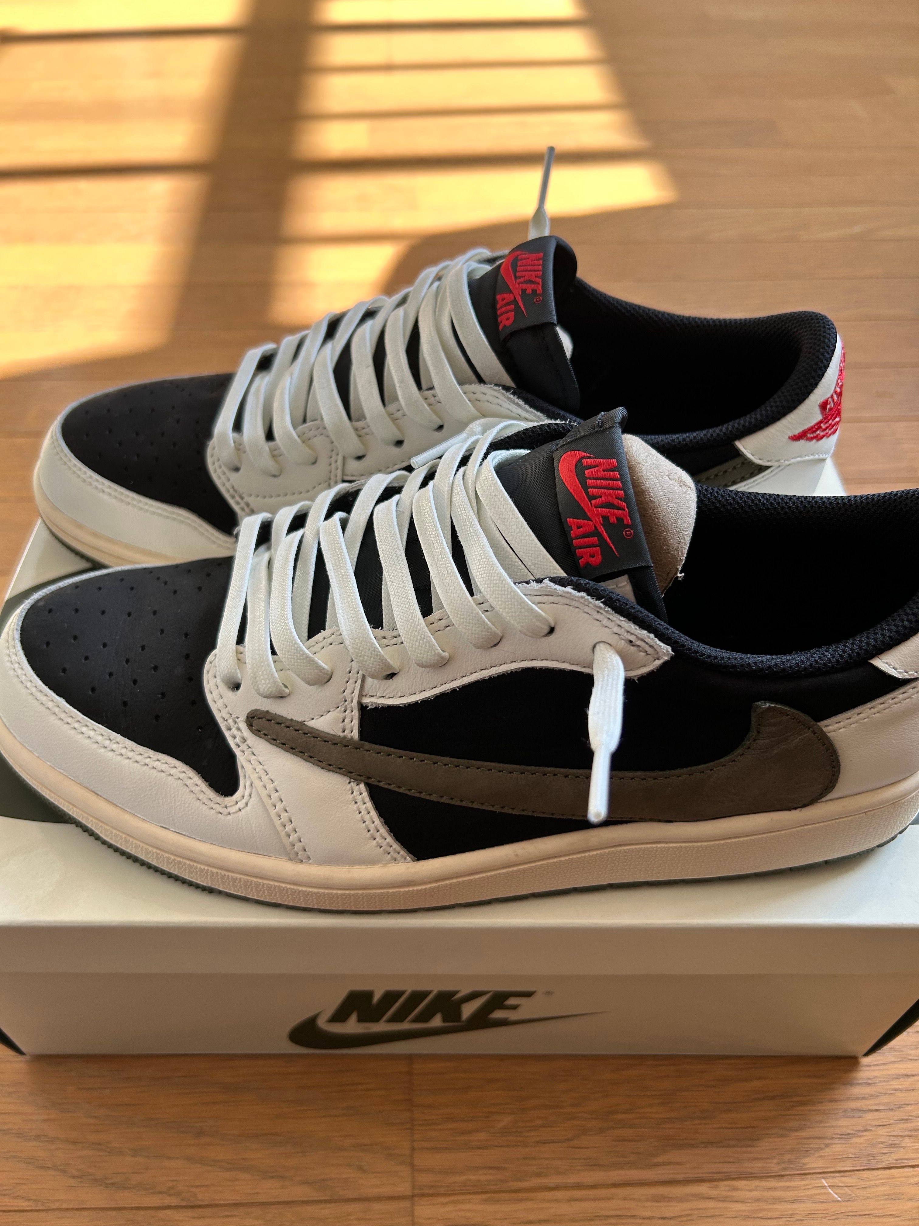 Travis Scott × Nike Women's Air Jordan 1 Low OG "Medium Olive"