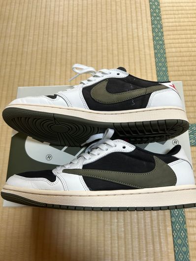 Travis Scott × Nike Women's Air Jordan 1 Low OG "Medium Olive"
