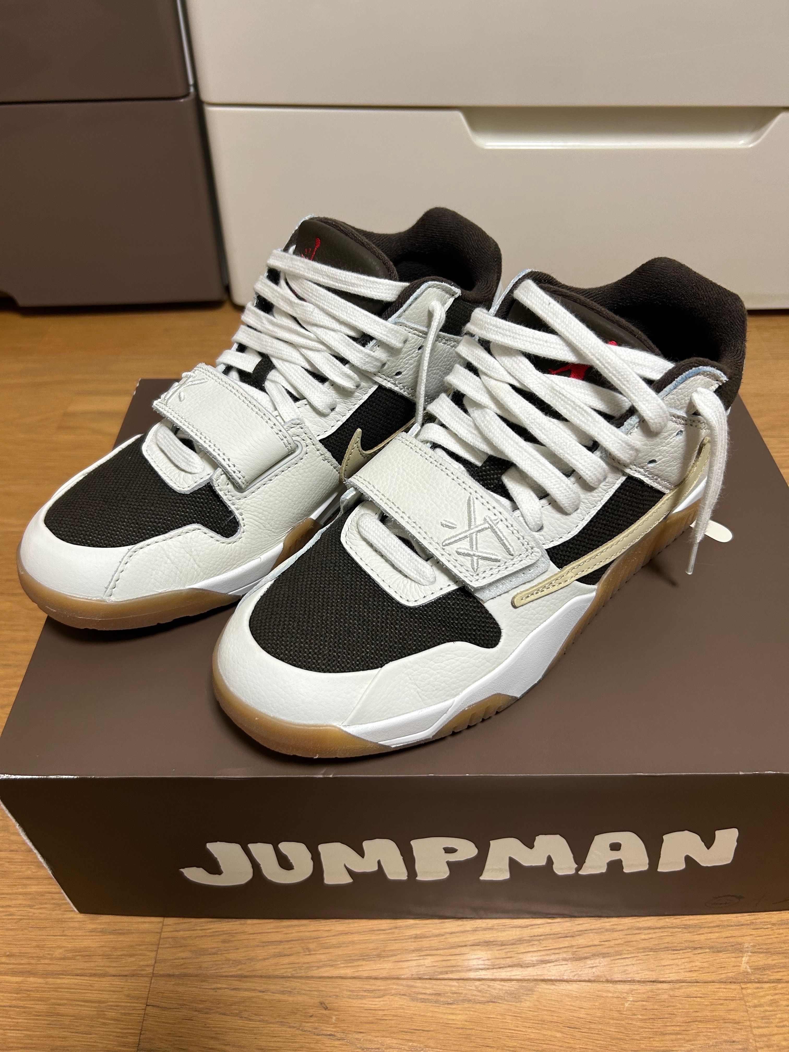 Travis Scott × Nike Jordan Jumpman Jack TR "Sail and Dark Mocha"