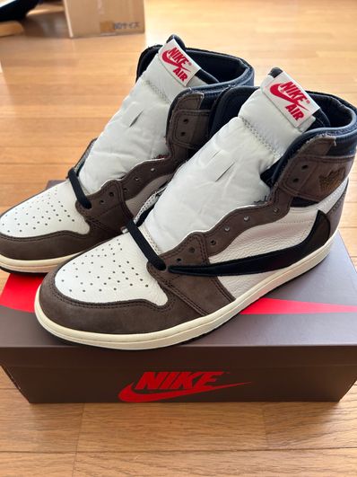 Travis Scott × Nike Air Jordan 1 Retro High OG TS SP "Sail/Dark Mocha"