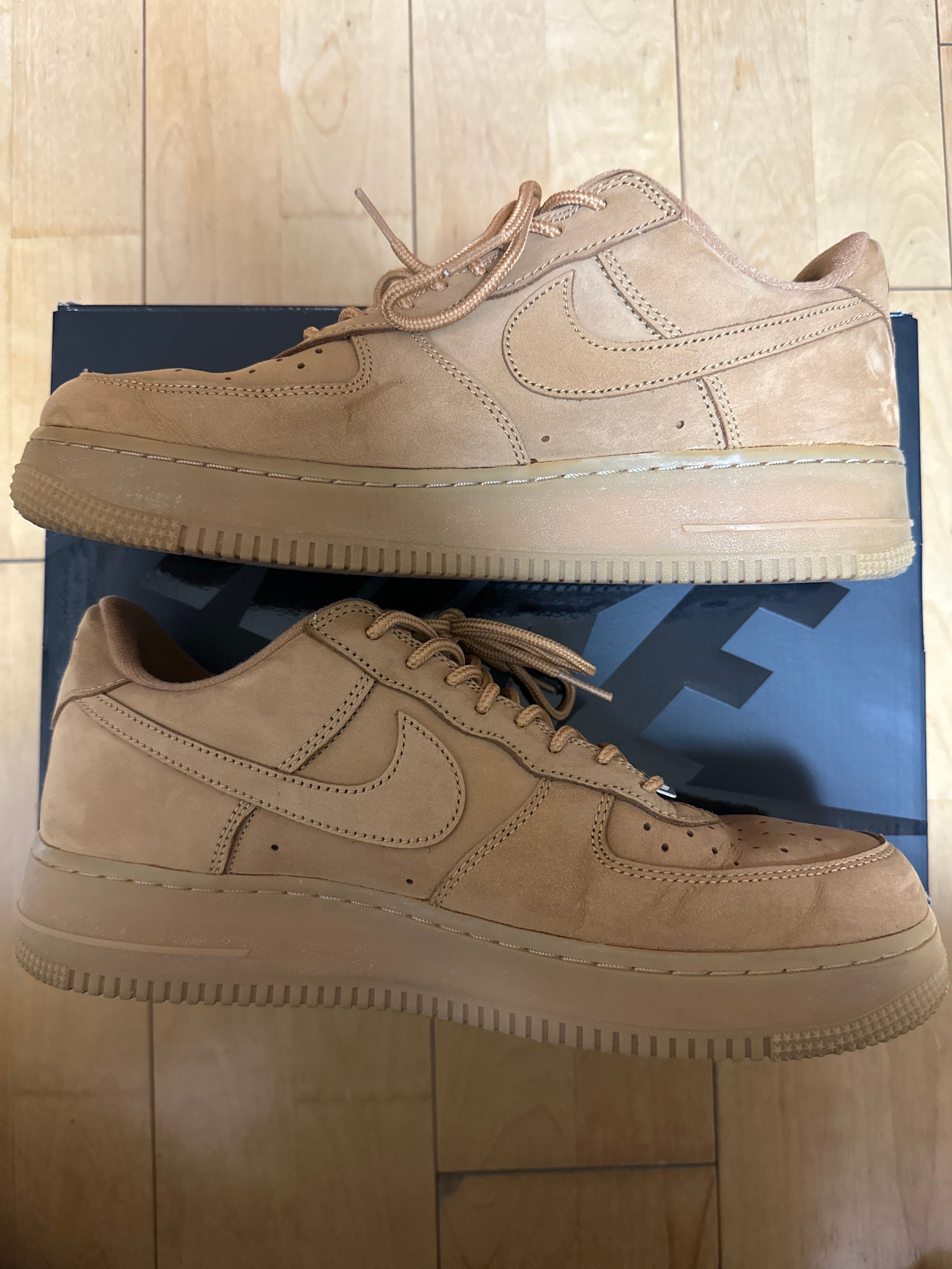 Supreme × Nike Air Force 1 Low "Flax/Wheat"