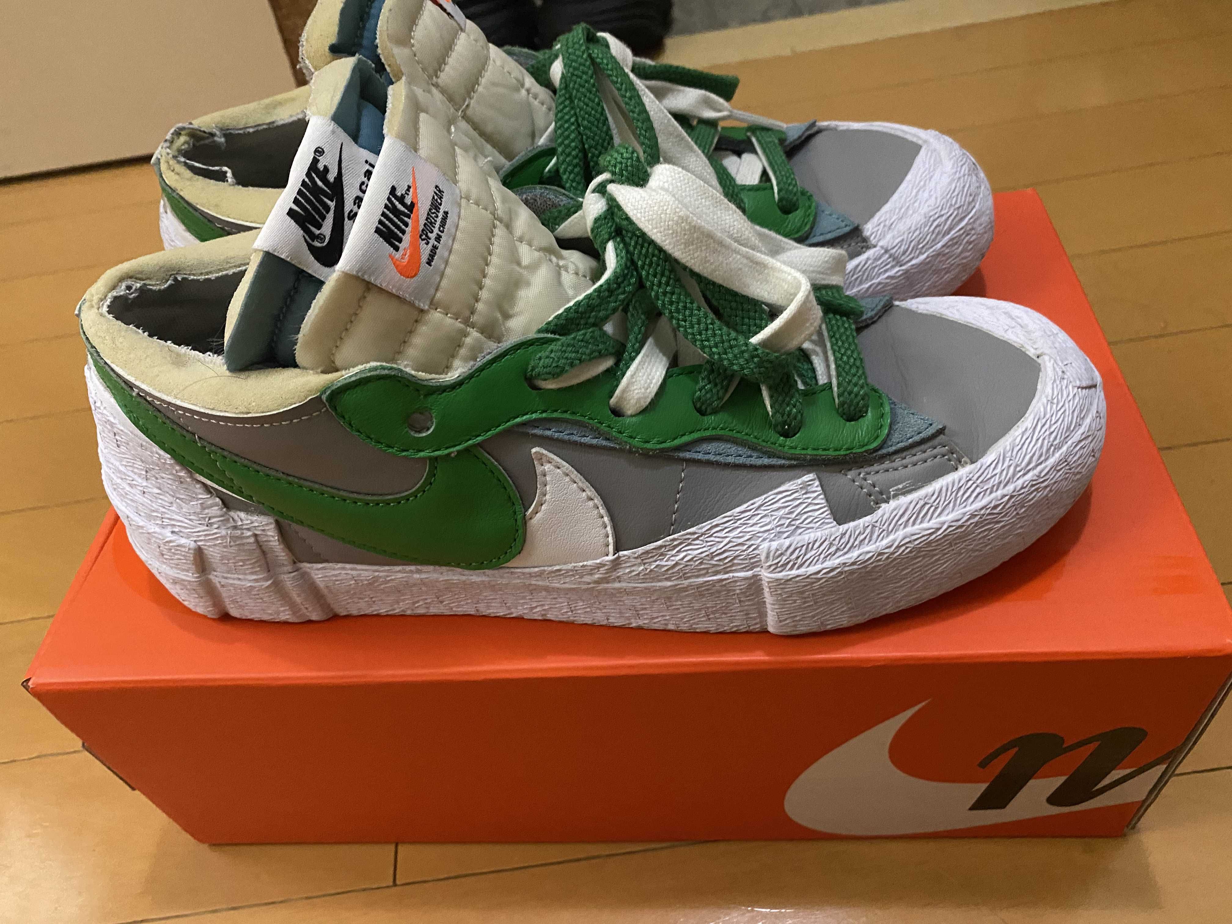 sacai × Nike Blazer Low "Classic Green"