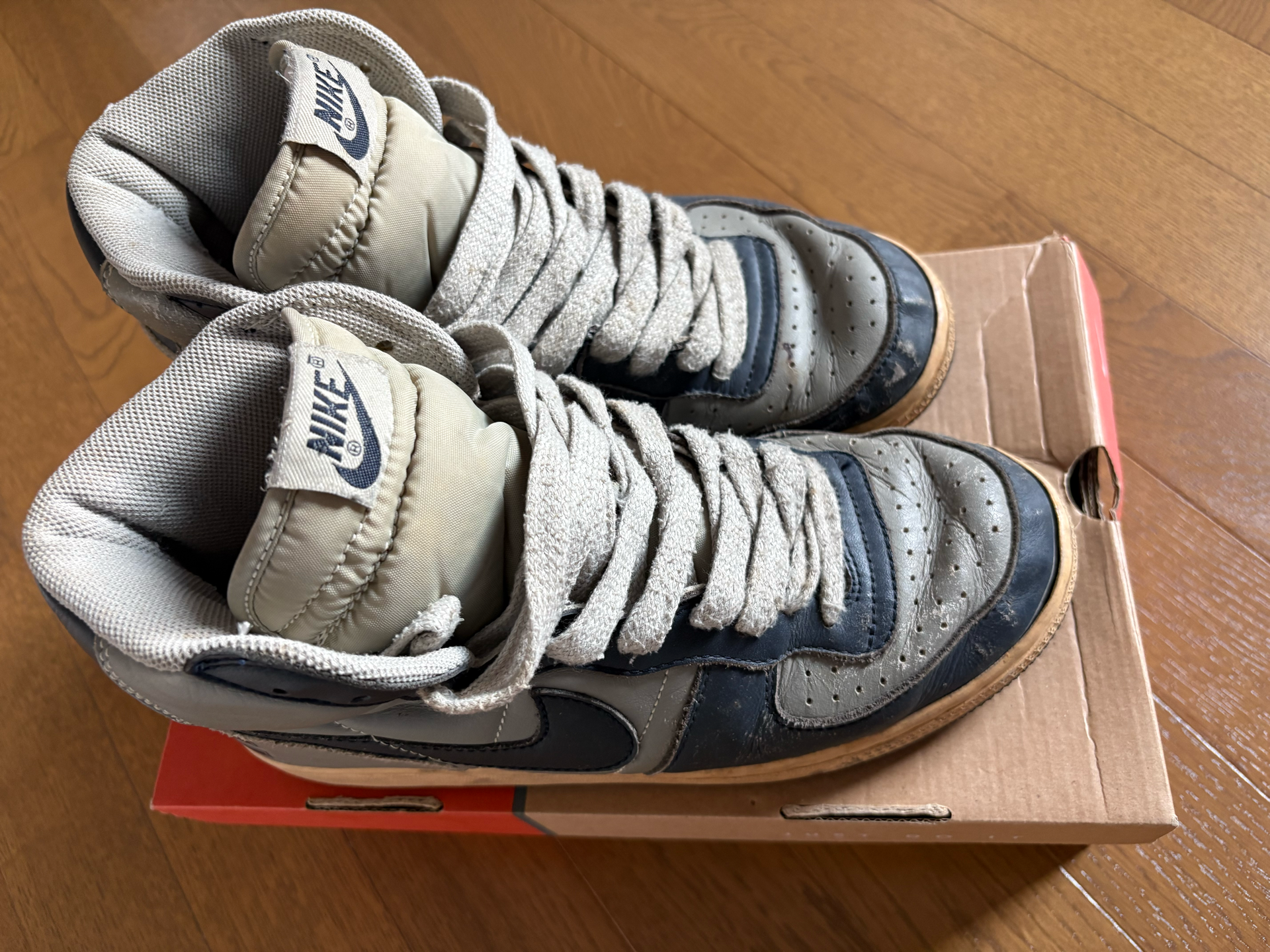 Nike Terminator High Basic ND Leather "Navy Gray"