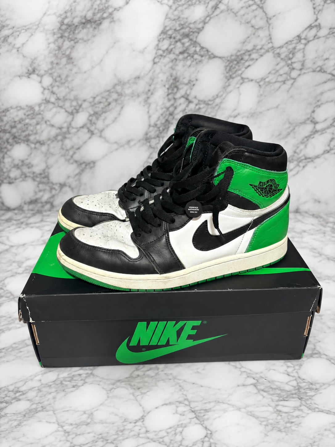 Nike Air Jordan 1 Retro High OG "Celtics/Black and Lucky Green" (2023)