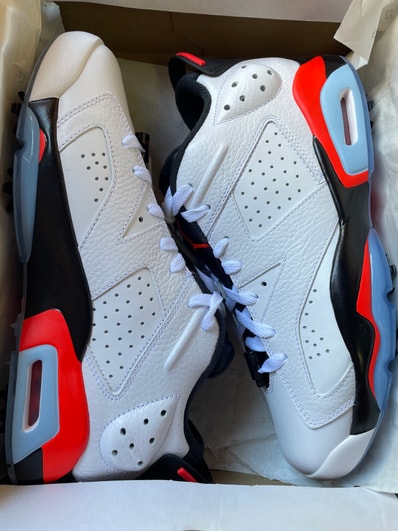 Nike Air Jordan 6 Low Golf "White Infrared"