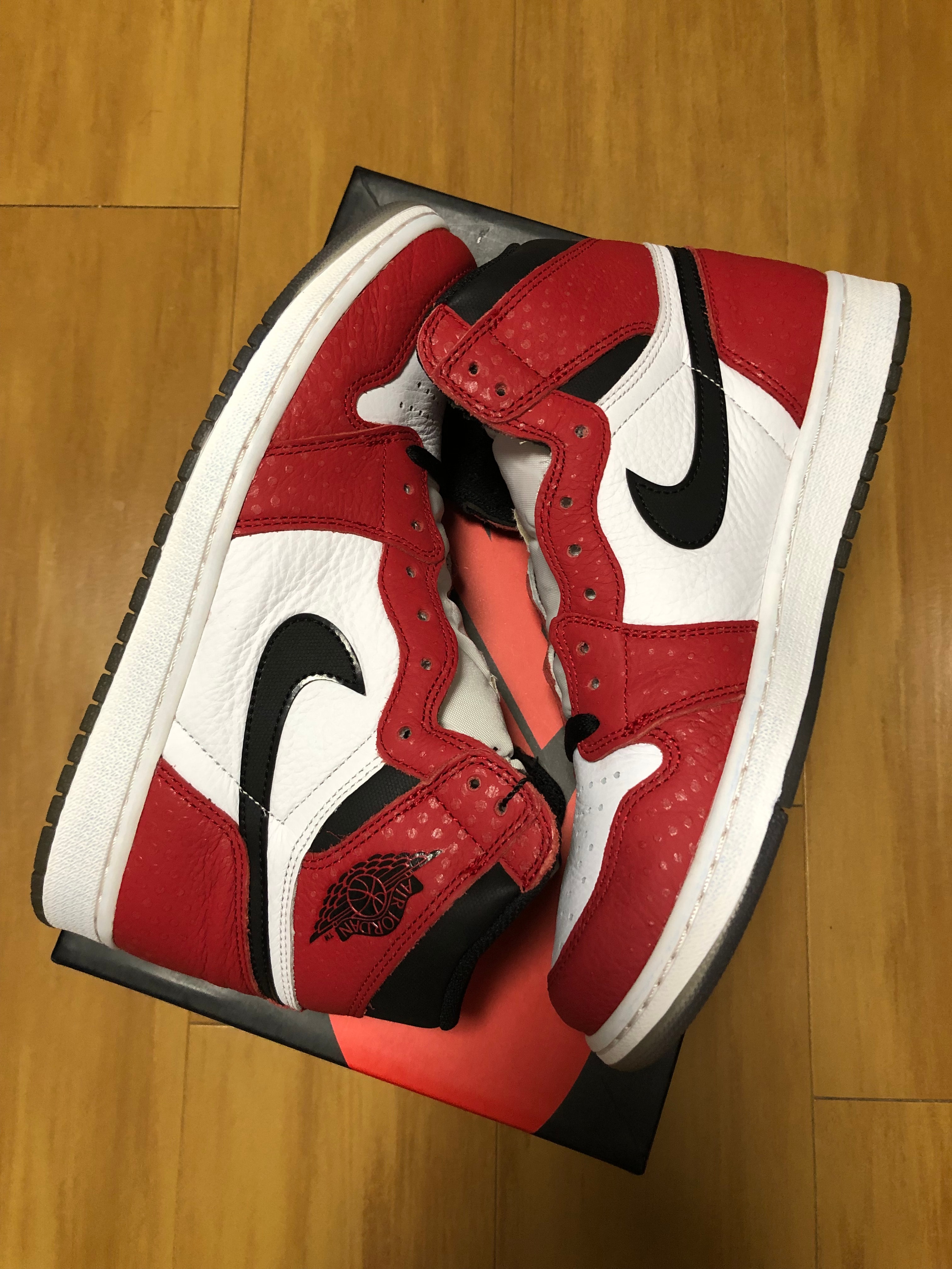 Spiderman × Nike Air Jordan 1 Origin Story "Gym Red/White/Photo Blue/Black"