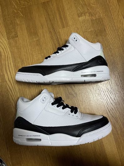 Fragment × Nike Air Jordan 3 "White/Black"