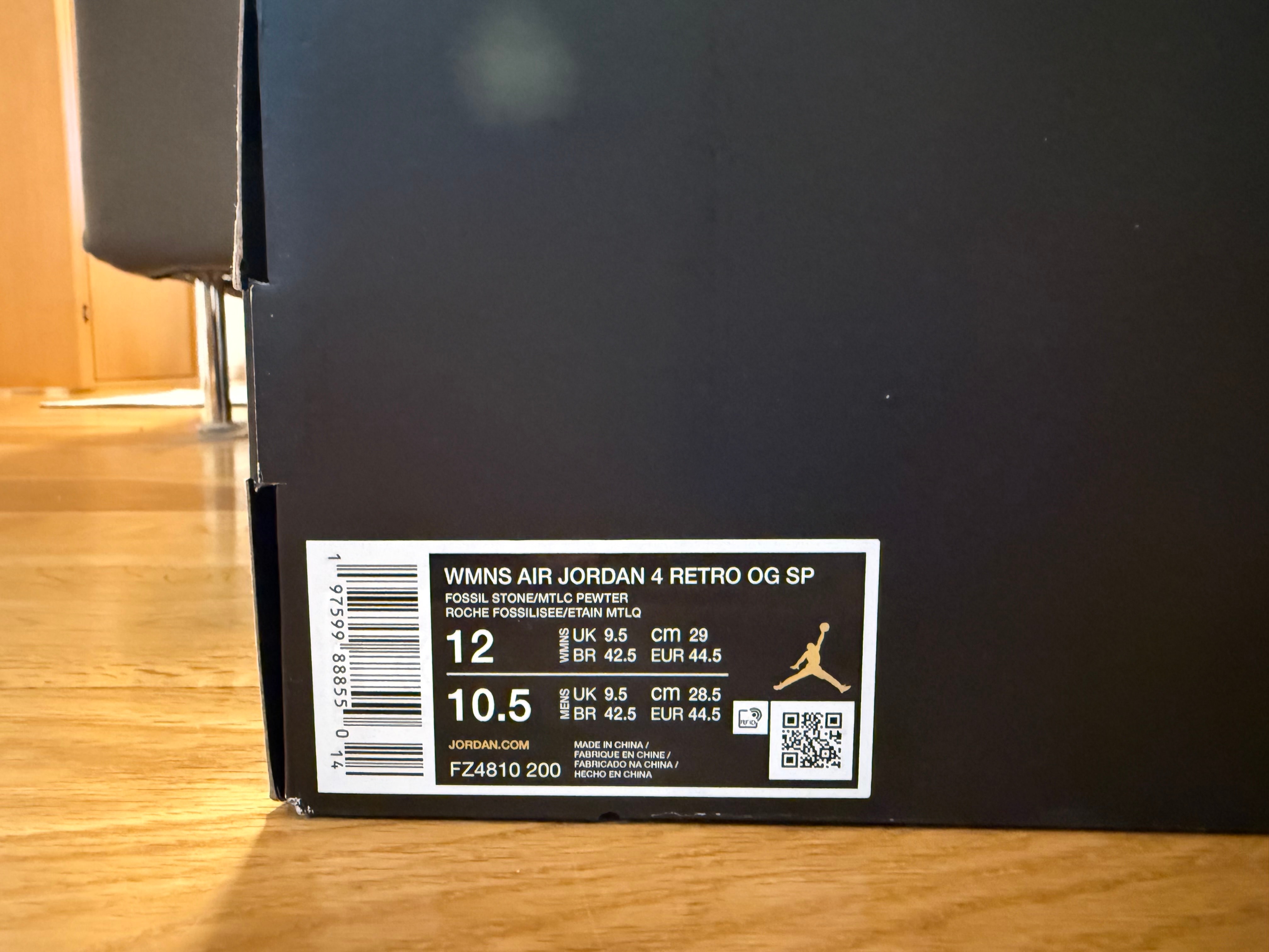 A Ma Maniere × Nike Women's Air Jordan 4 Retro OG SP "Fossil Stone/WYWS"