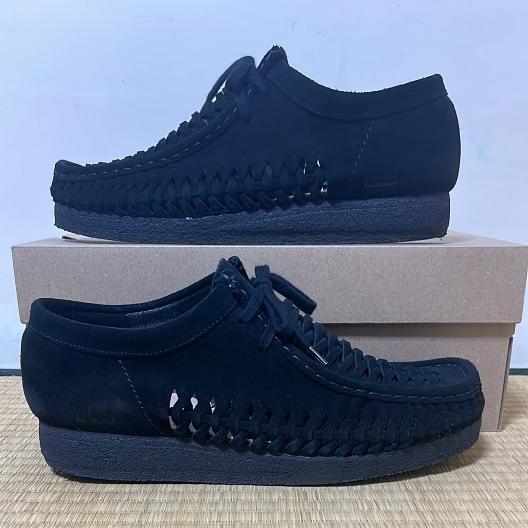 クラークス × シュプリーム ワラビー "ブラック"