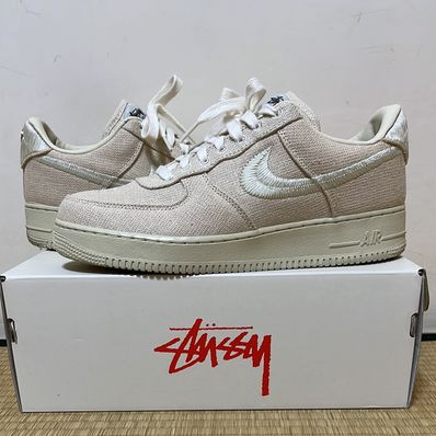 Stussy × Nike Air Force 1 Low "Fossil Stone"