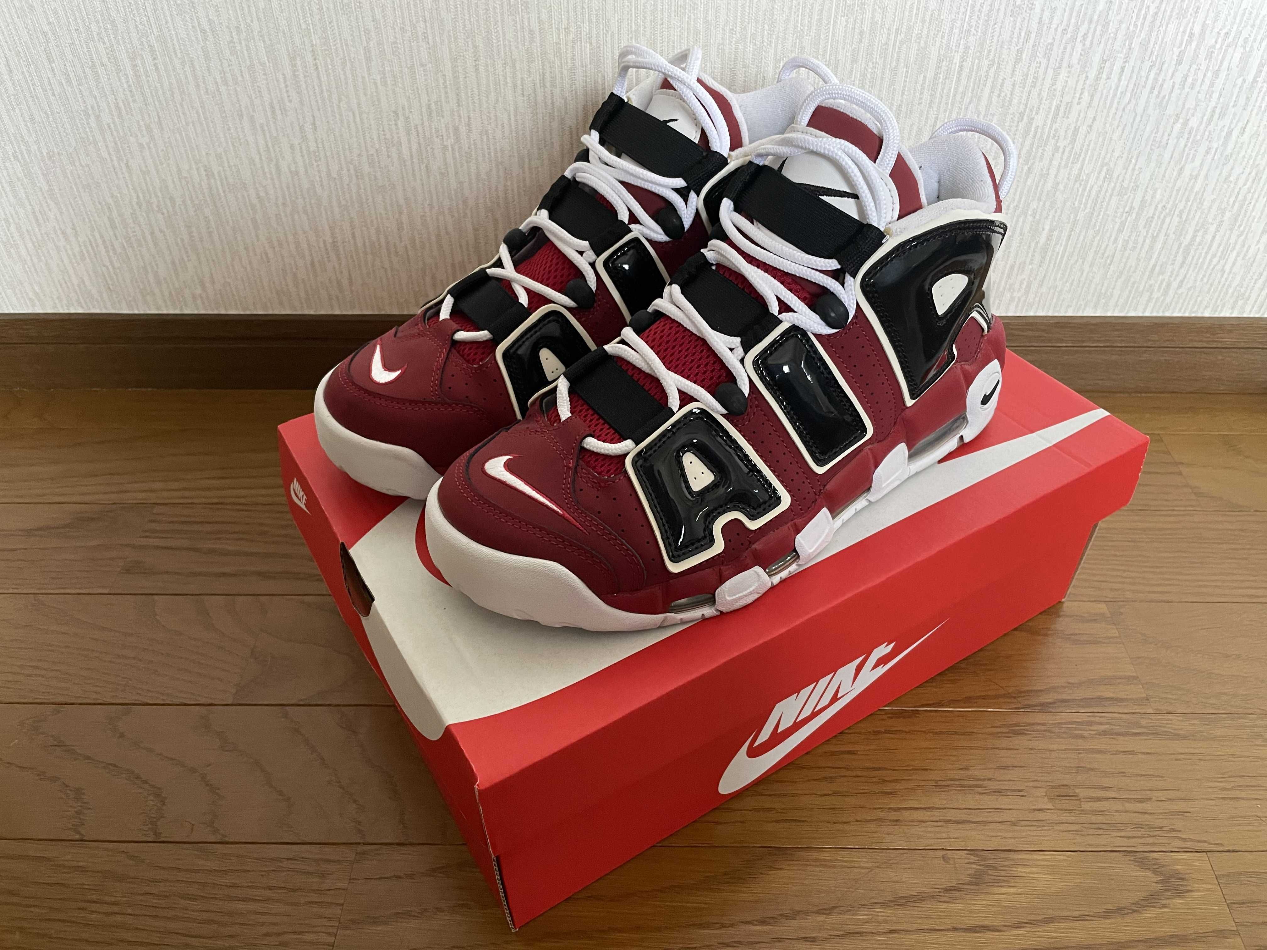 Nike Air More Uptempo ’96 "Black and Varsity Red" (2021)