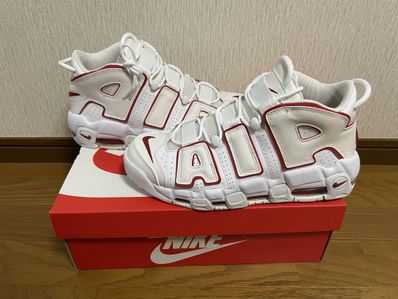 NIKE AIR MORE UPTEMPO "WHITE/VARSITY RED" (2021)