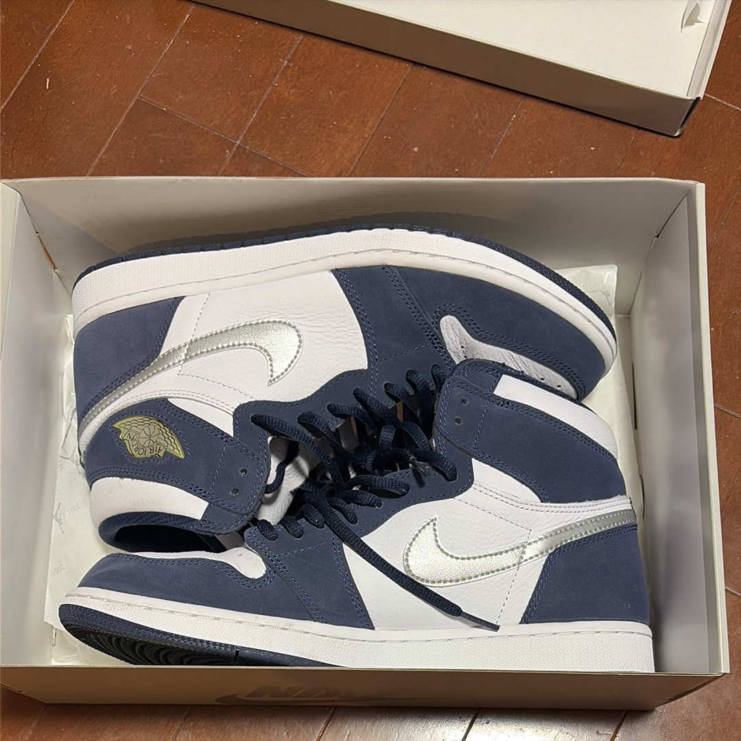 Nike Air Jordan 1 High OG CO.JP "White/Midnight Navy" (2020)(ブリーフケースなし)