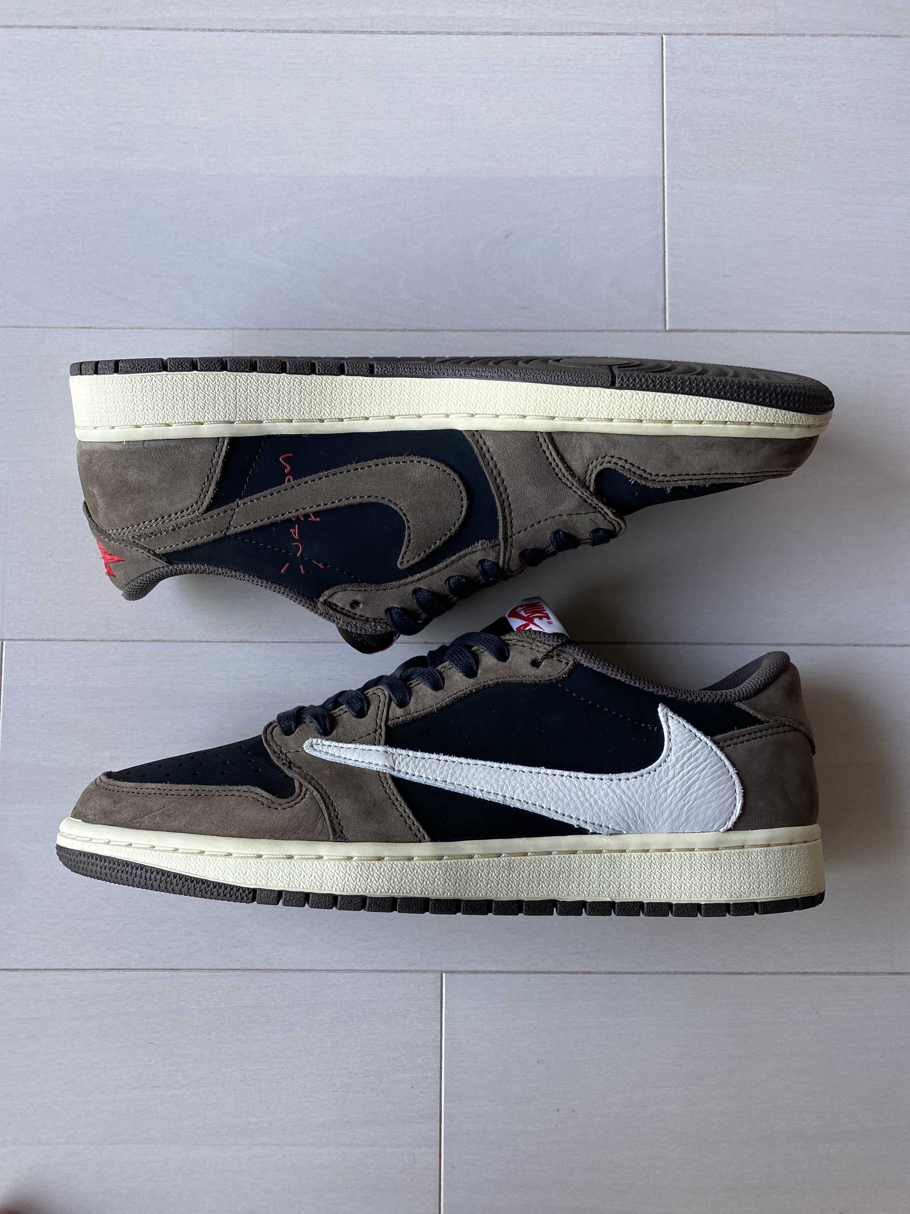 Travis Scott × Nike Air Jordan 1 Low OG SP-T  "Black/Dark Mocha"