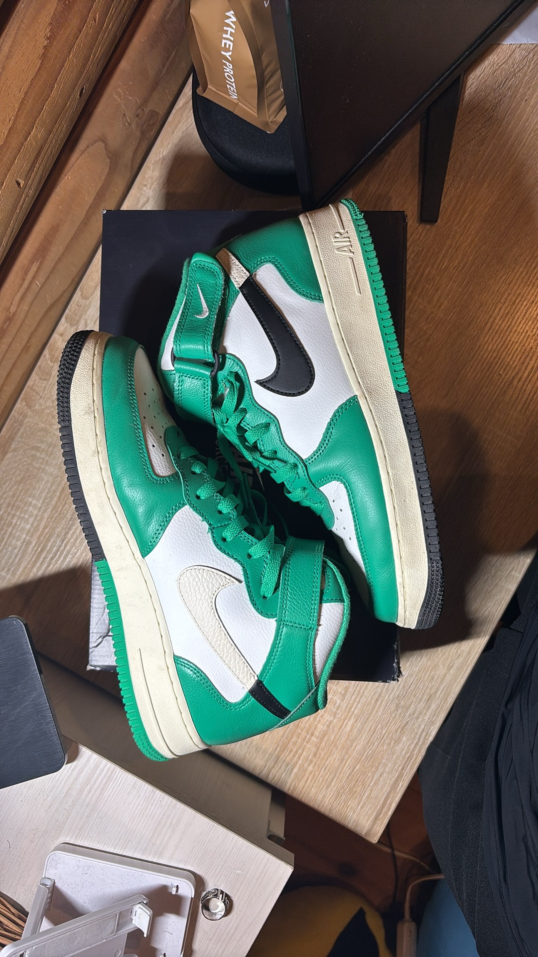 Nike Air Force 1 Mid Split "Stadium Green"