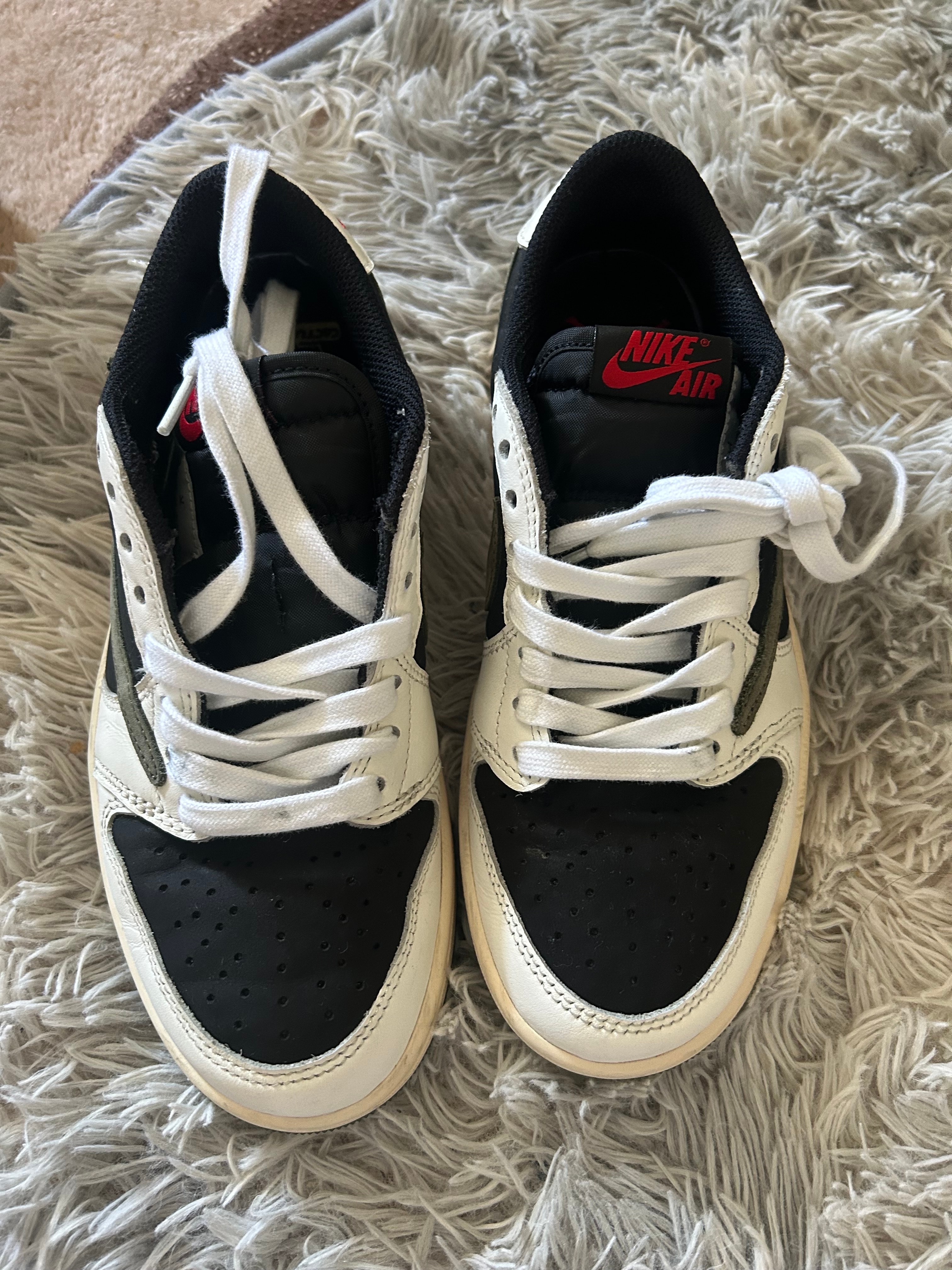 Travis Scott × Nike Women's Air Jordan 1 Low OG "Medium Olive"