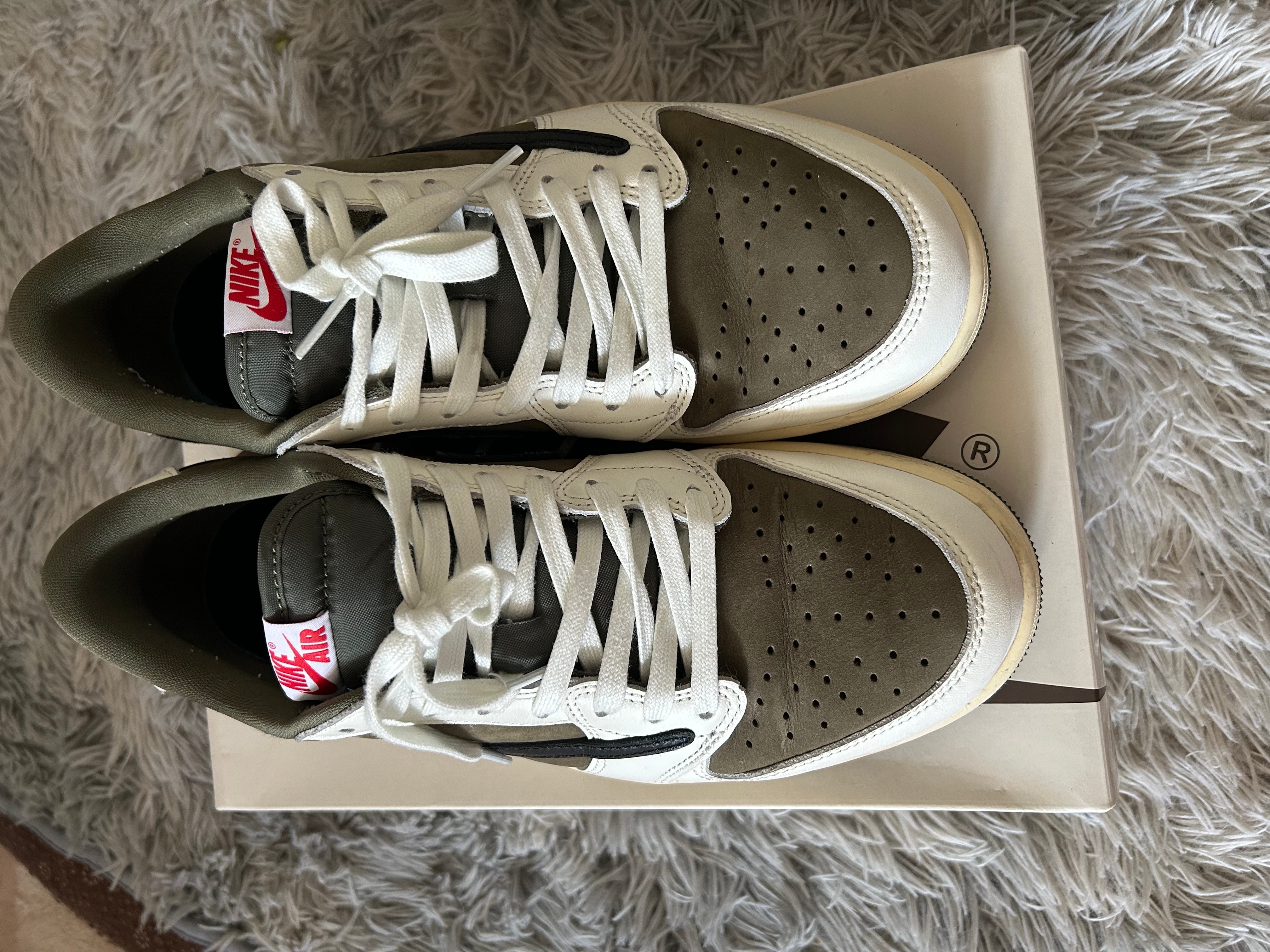 Travis Scott × Nike Air Jordan 1 Low OG SP "Reverse Olive"