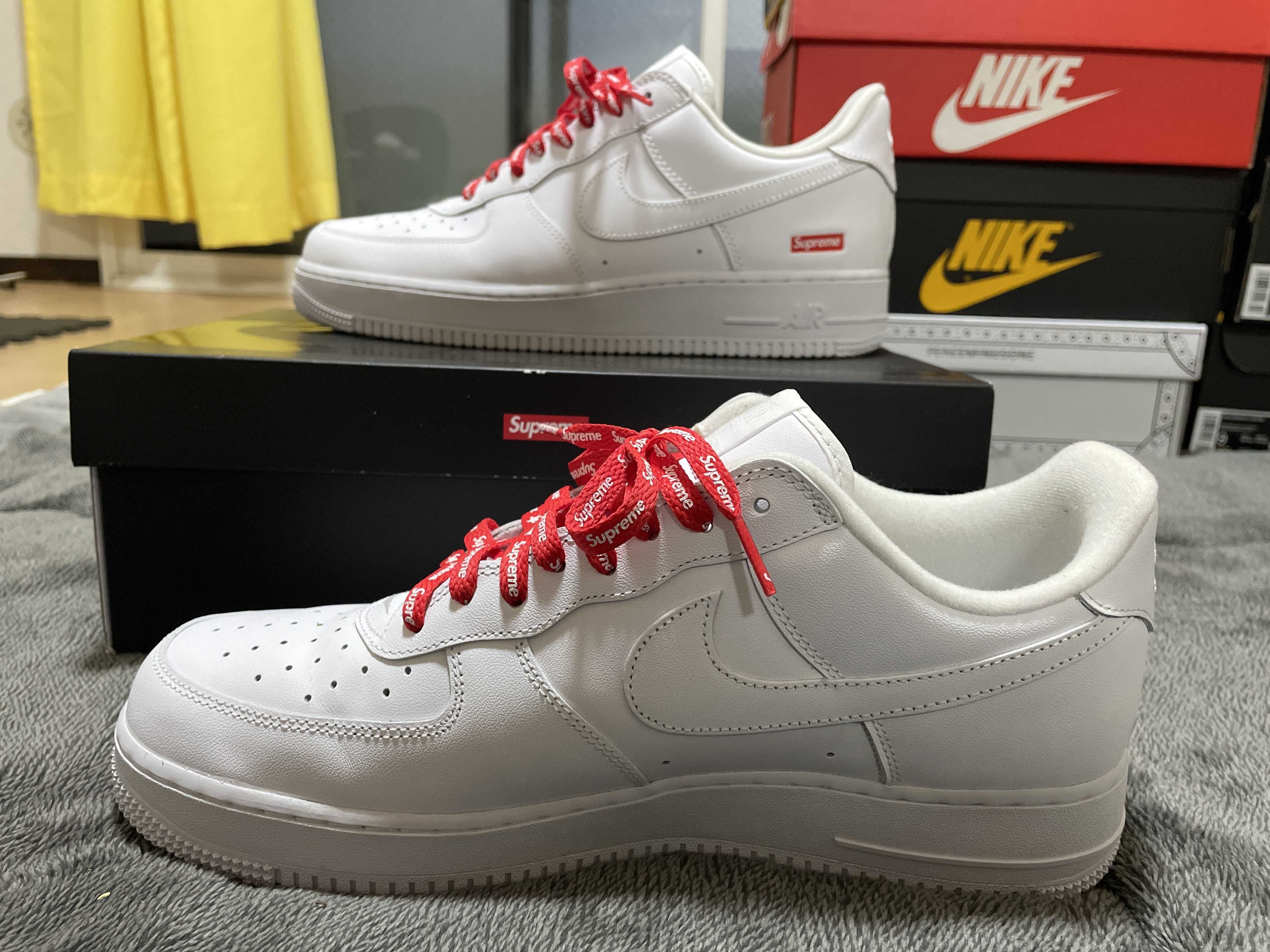Supreme × Nike Air Force 1 Low "White"