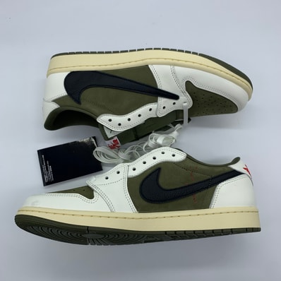 Travis Scott × Nike Air Jordan 1 Low OG SP "Reverse Olive"
