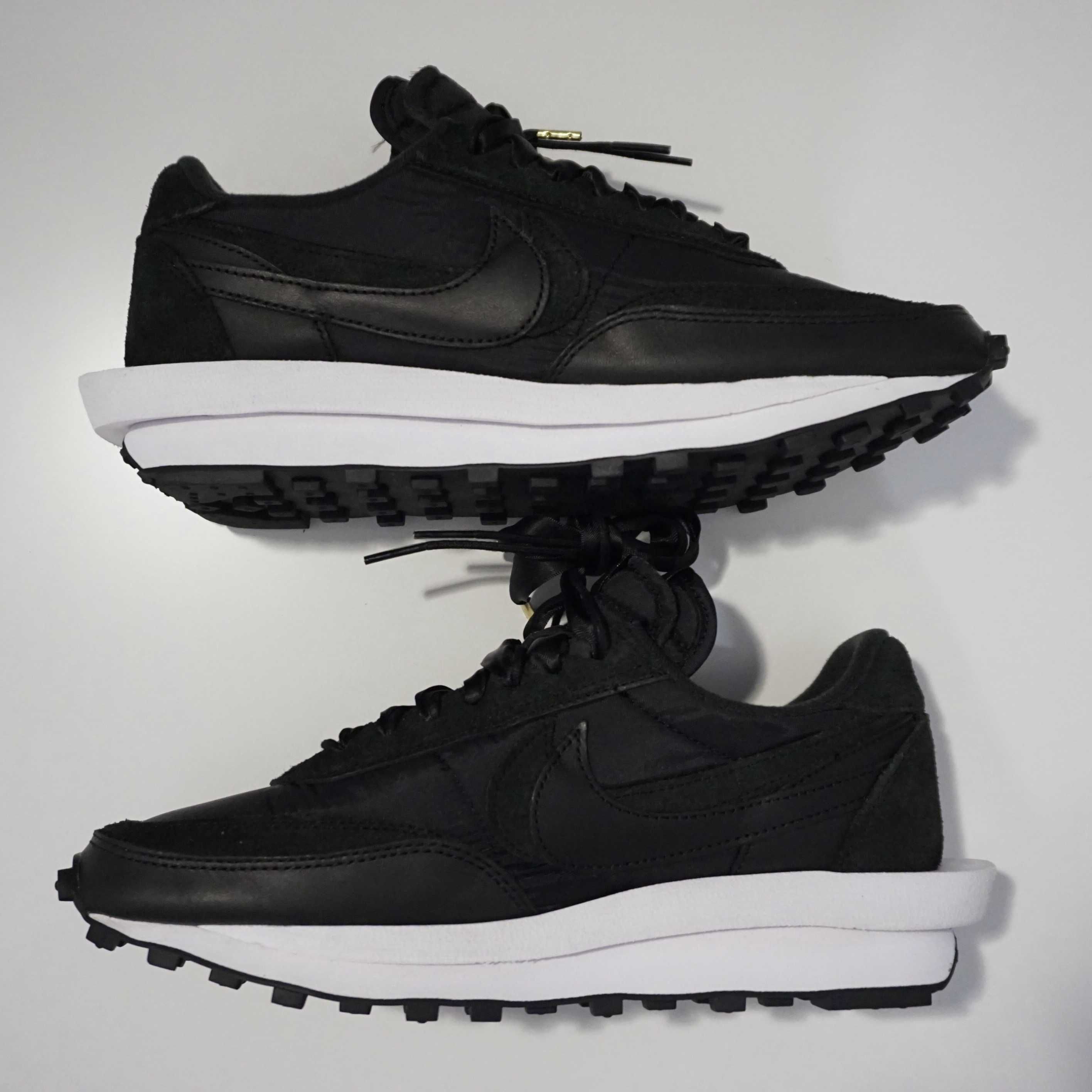 sacai × Nike LDV Waffle "Triple Black"