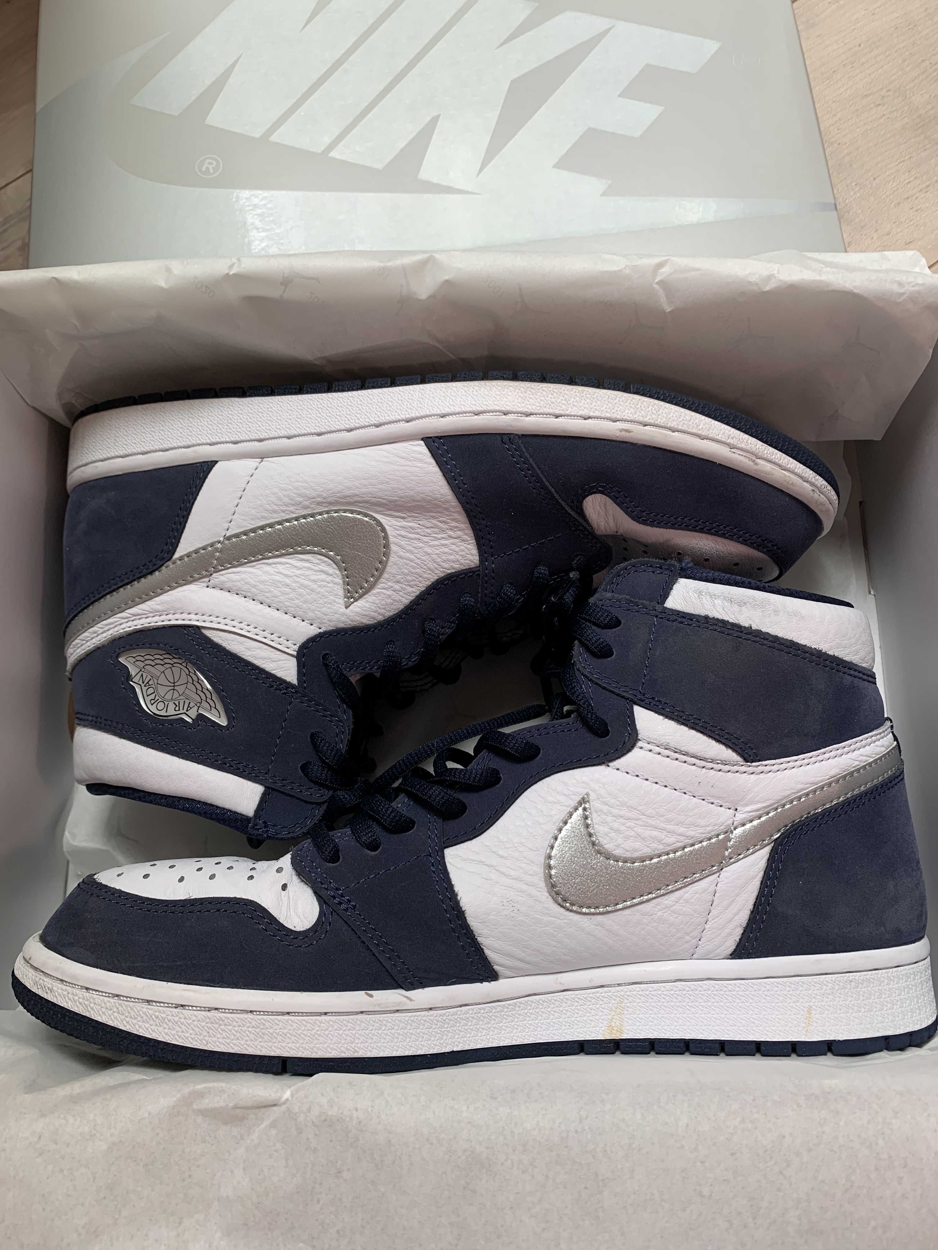 Nike Air Jordan 1 High OG CO.JP "White/Midnight Navy" (2020)(ブリーフケースなし)