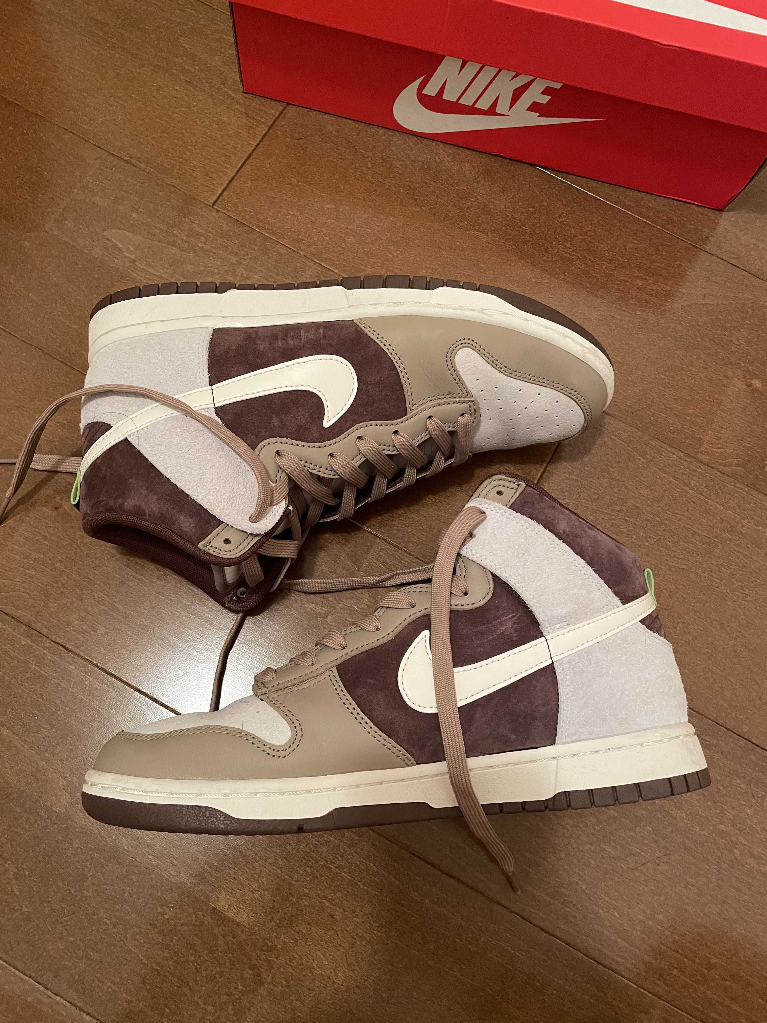 Nike Dunk High PRM "Light Chocolate"