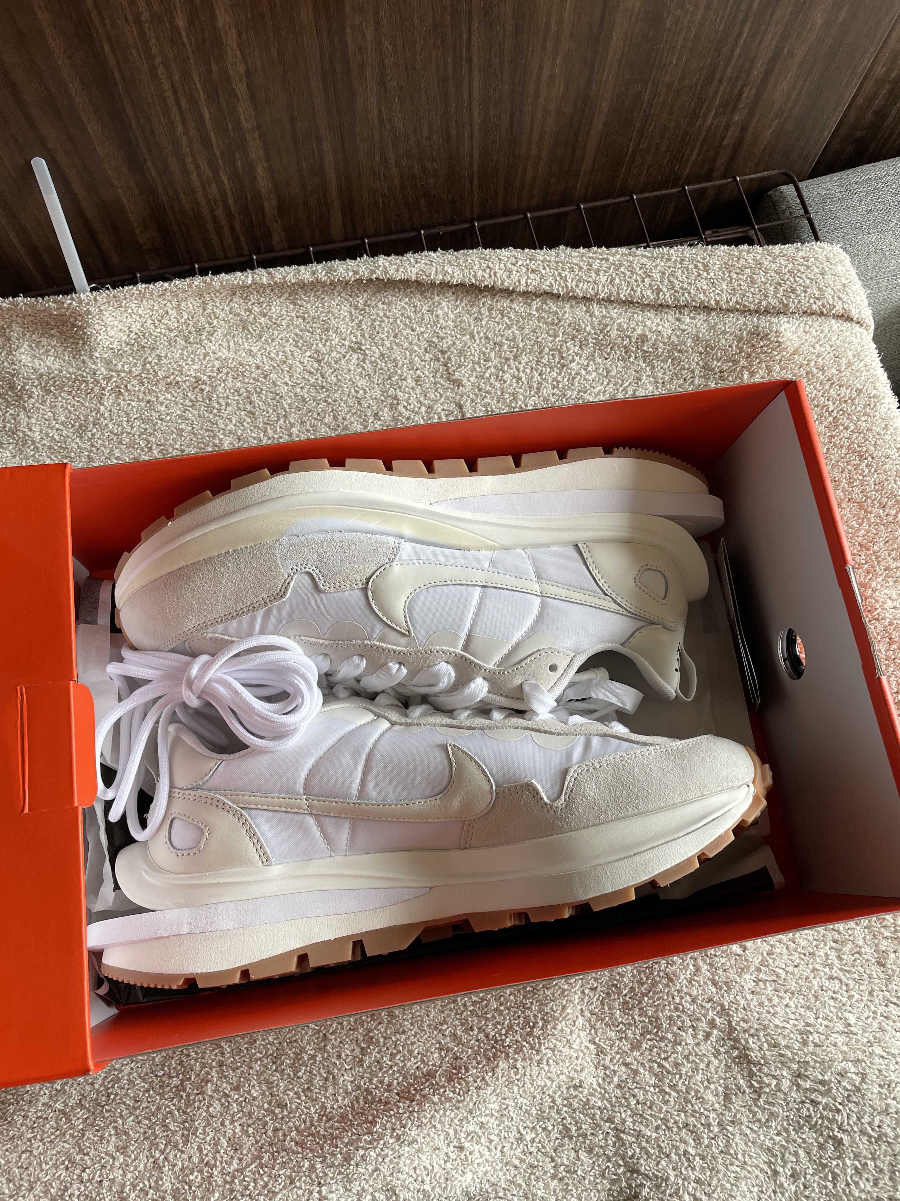 sacai × Nike Vapor Waffle "White Gum"