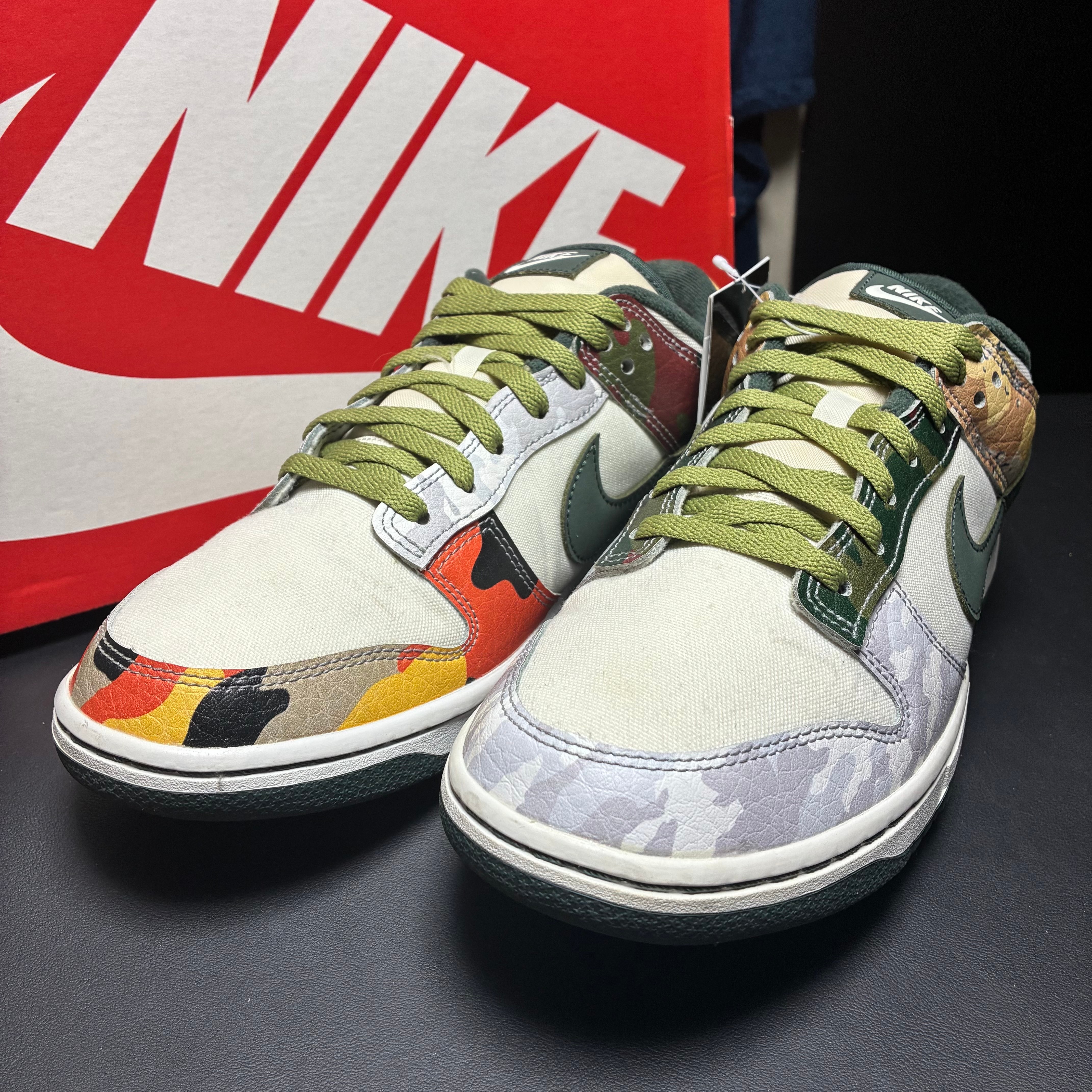 Nike Dunk Low "Sail Multi Camo"