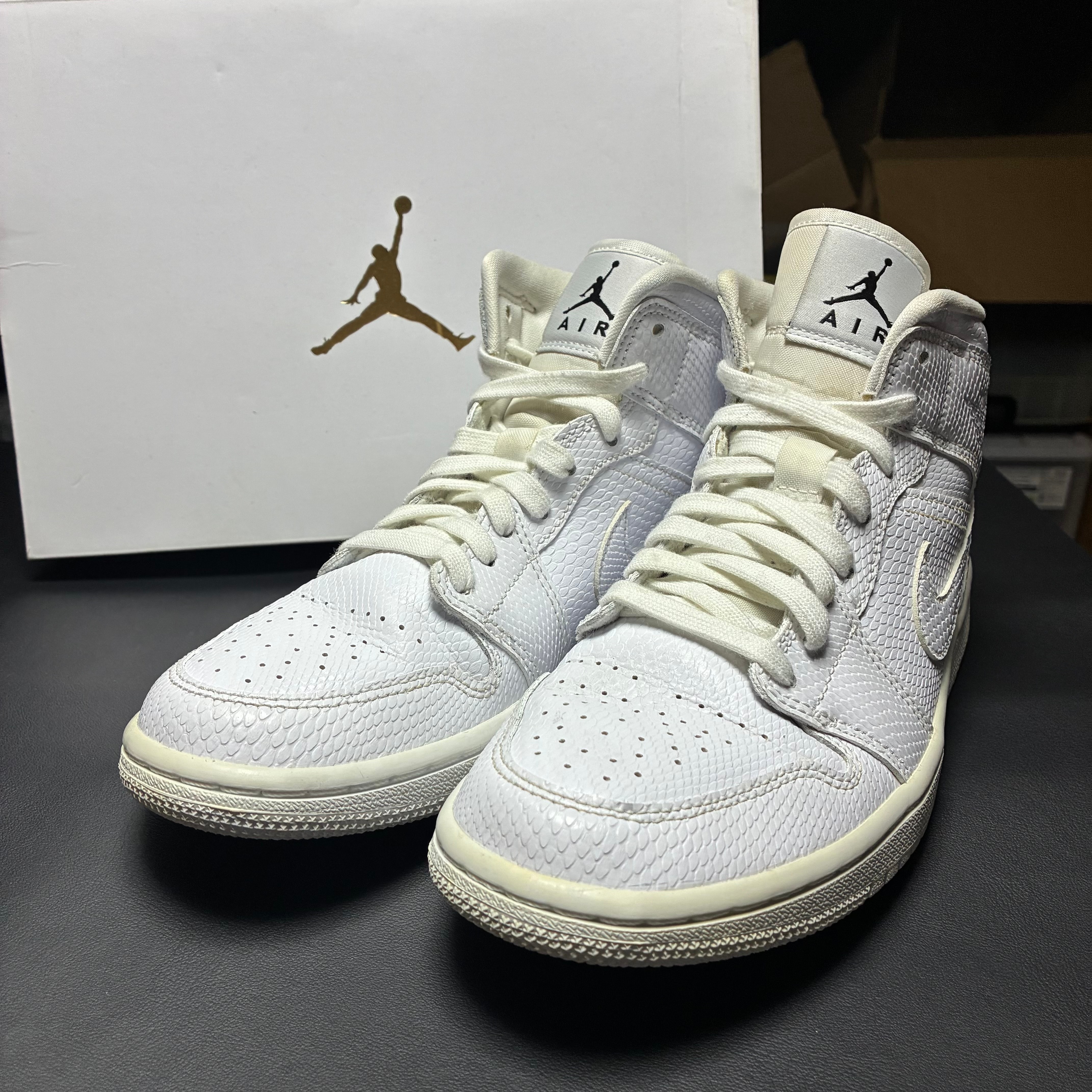 Nike Women's Air Jordan 1 Mid "Snake Skin"