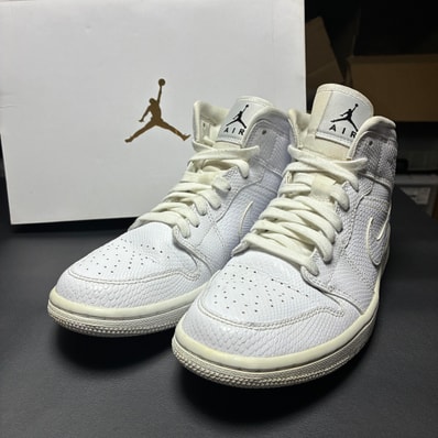 Nike Women's Air Jordan 1 Mid "Snake Skin"