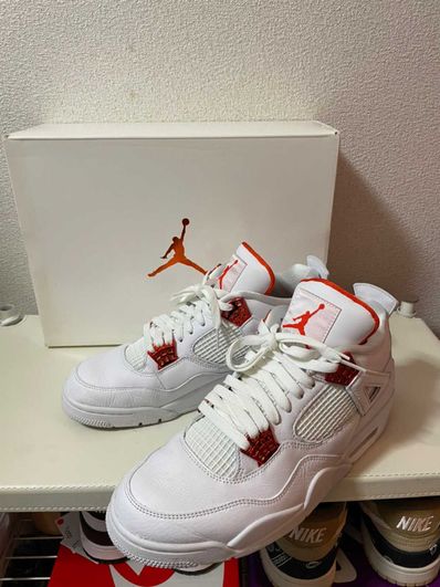 Nike Air Jordan 4 Retro "White/Team Orange"