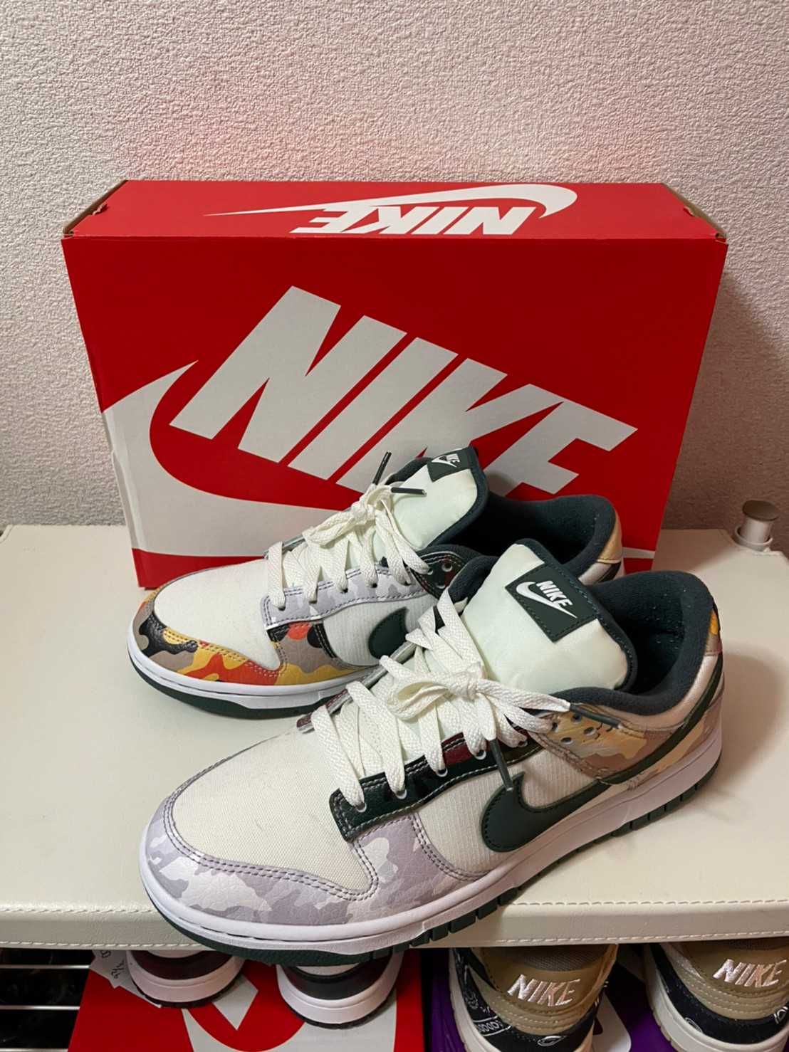 Nike Dunk Low "Sail Multi Camo"