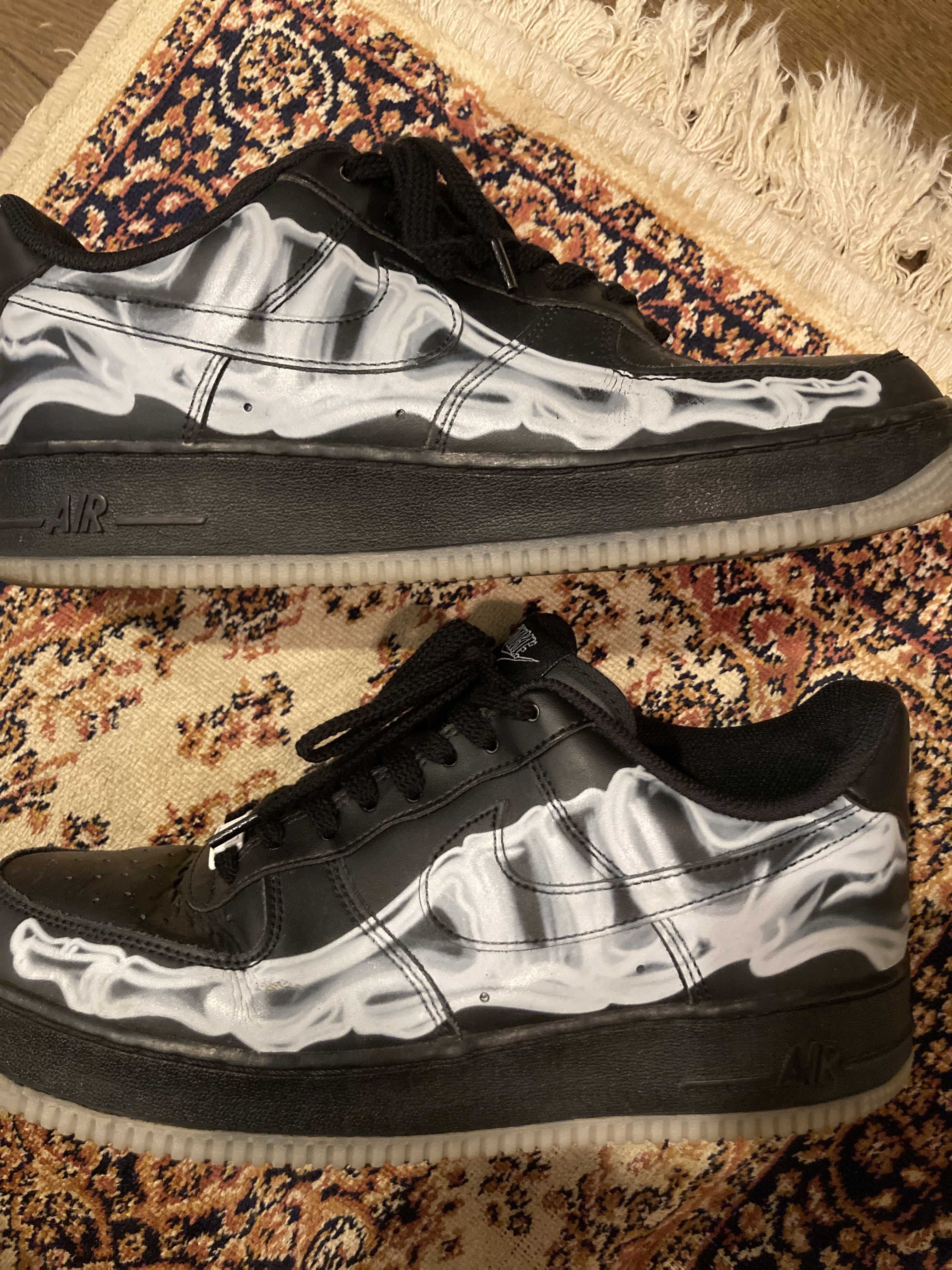 Nike Air Force 1 Low "Black Skeleton"