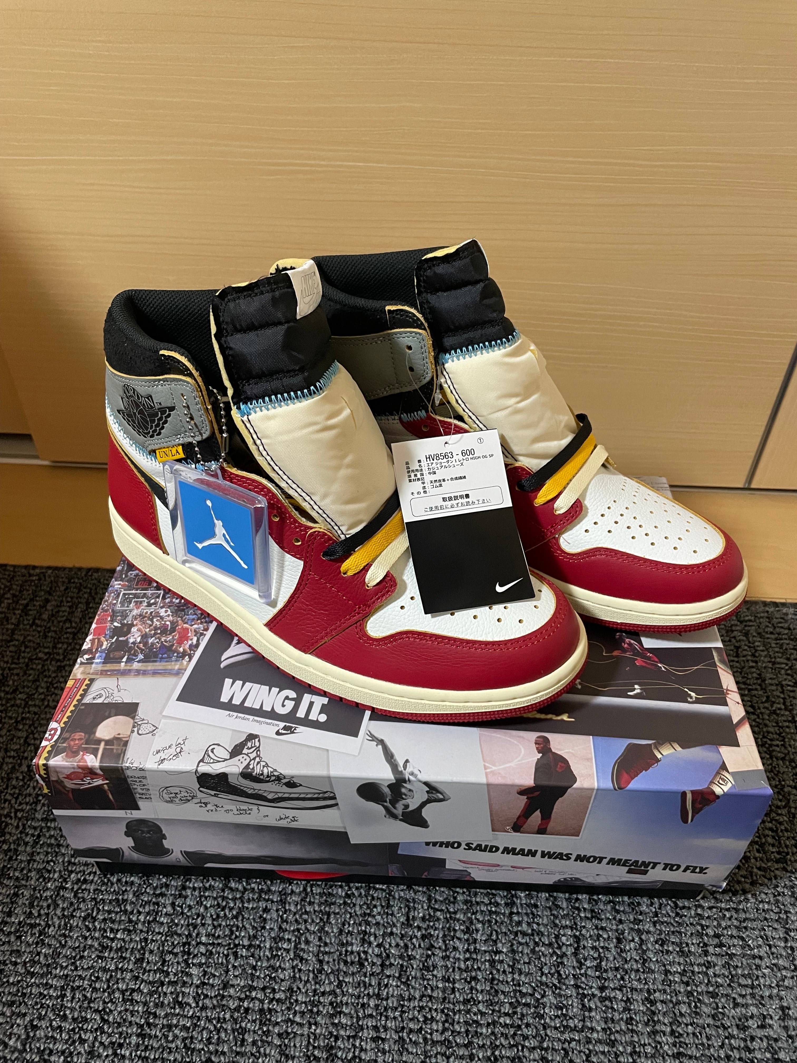 ユニオン × ナイキ エアジョーダン1 レトロ ハイ OG 