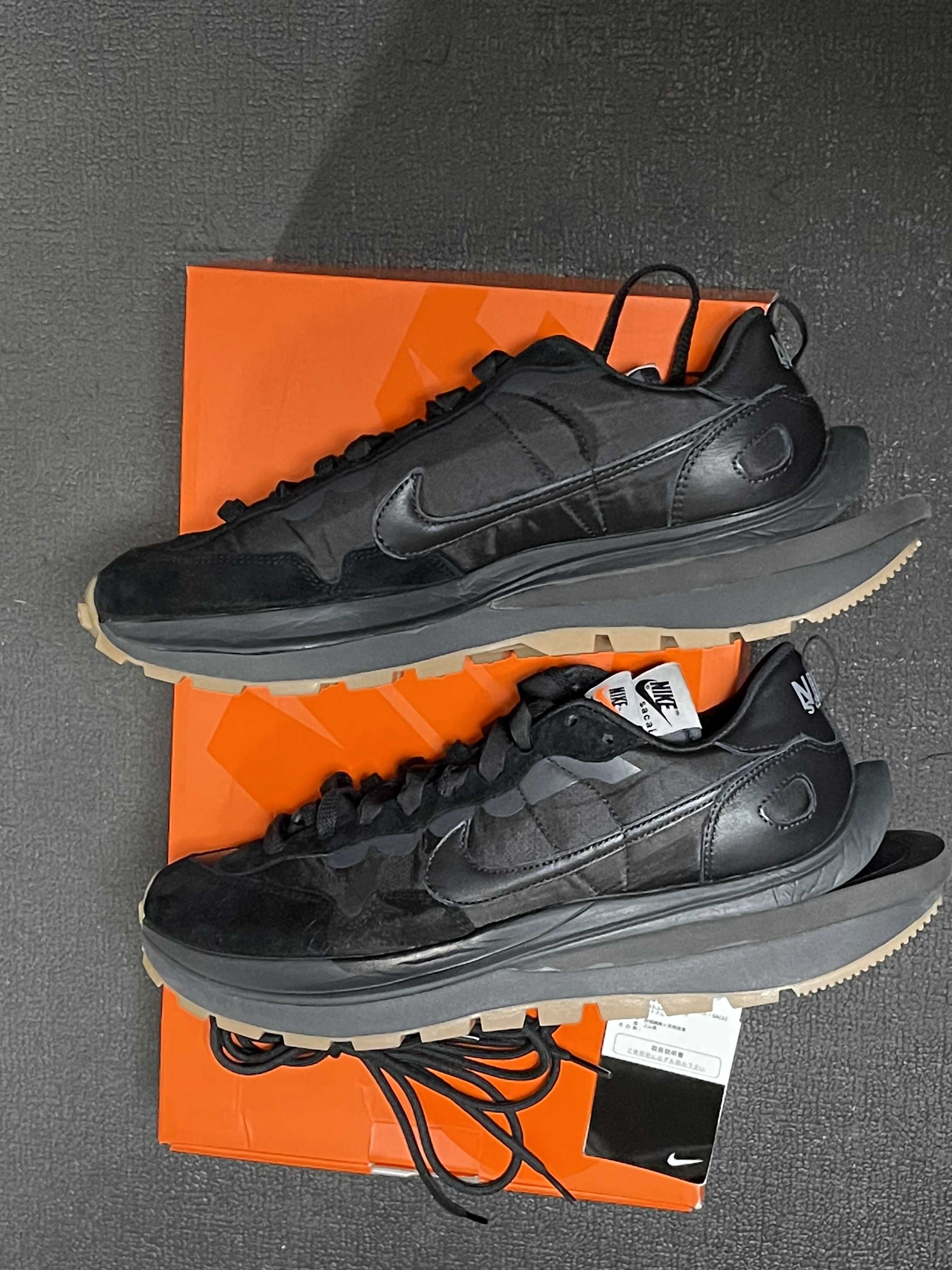 sacai × Nike VaporWaffle "Black Gum"