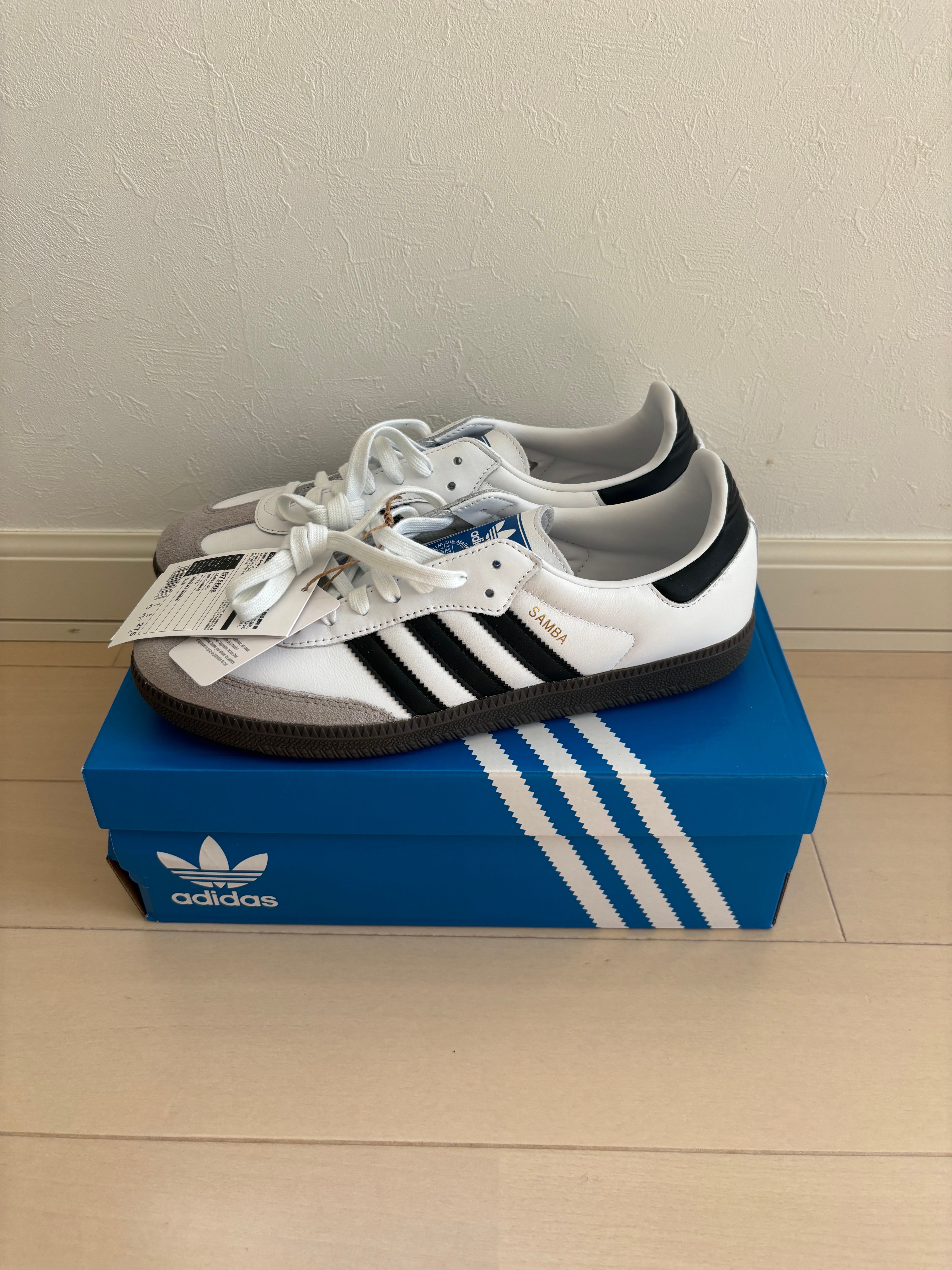adidas Samba OG "Cloud White/Core Black/Clear Granite"