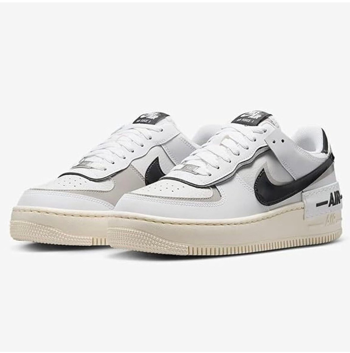 Nike Women's Air Force 1 Shadow "White/College Grey/Platinum Tint/Off Noir"