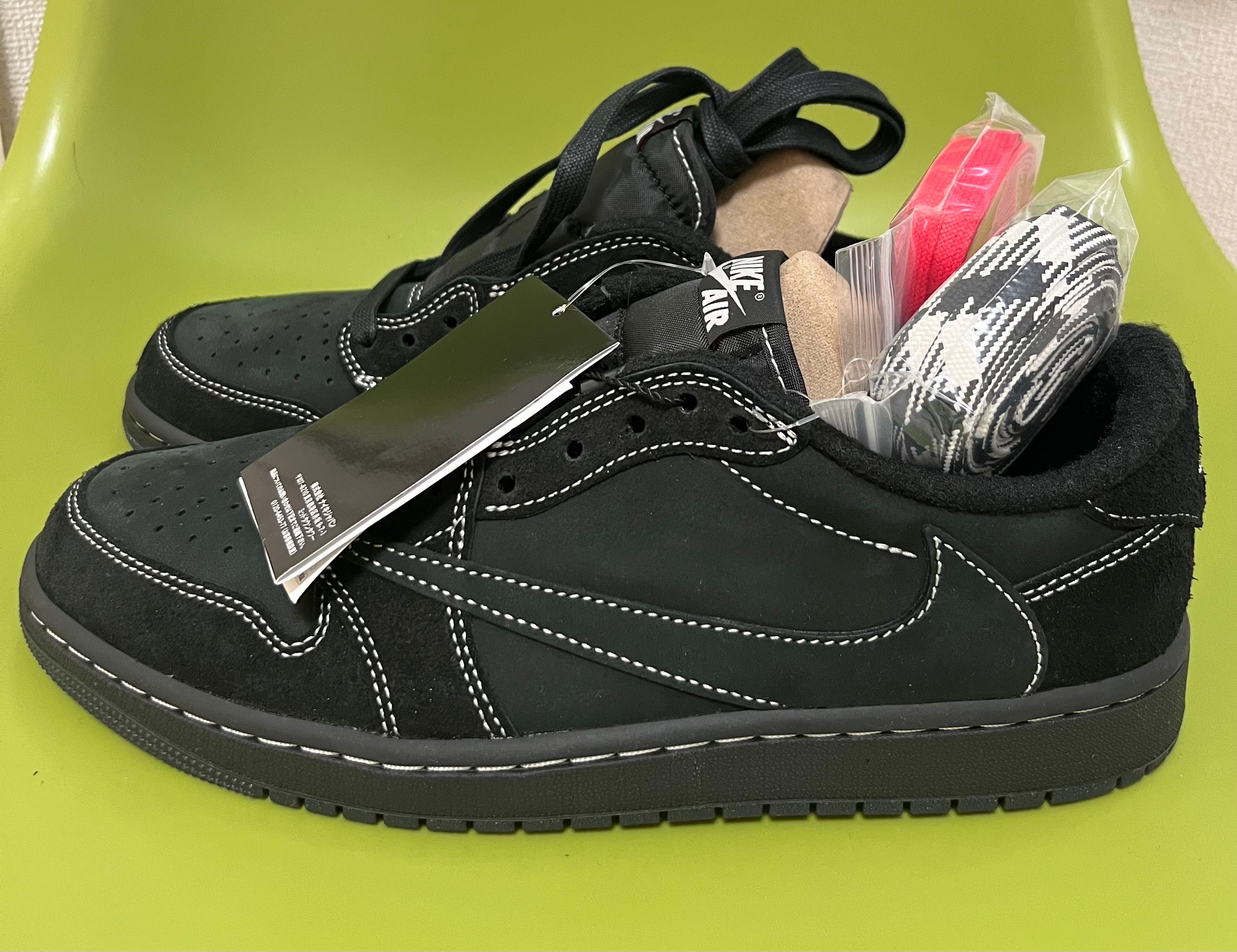 Travis Scott × Nike Air Jordan 1 Low OG SP "Black Phantom"