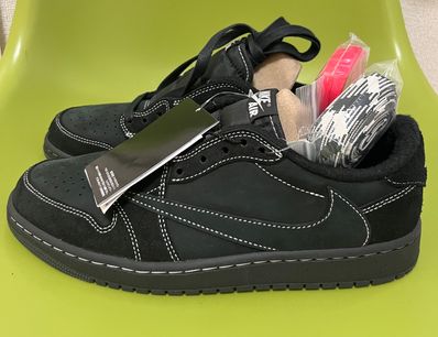 Travis Scott × Nike Air Jordan 1 Low OG SP "Black Phantom"