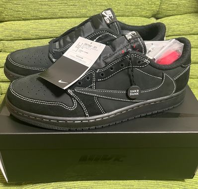 Travis Scott × Nike Air Jordan 1 Low OG SP "Black Phantom"