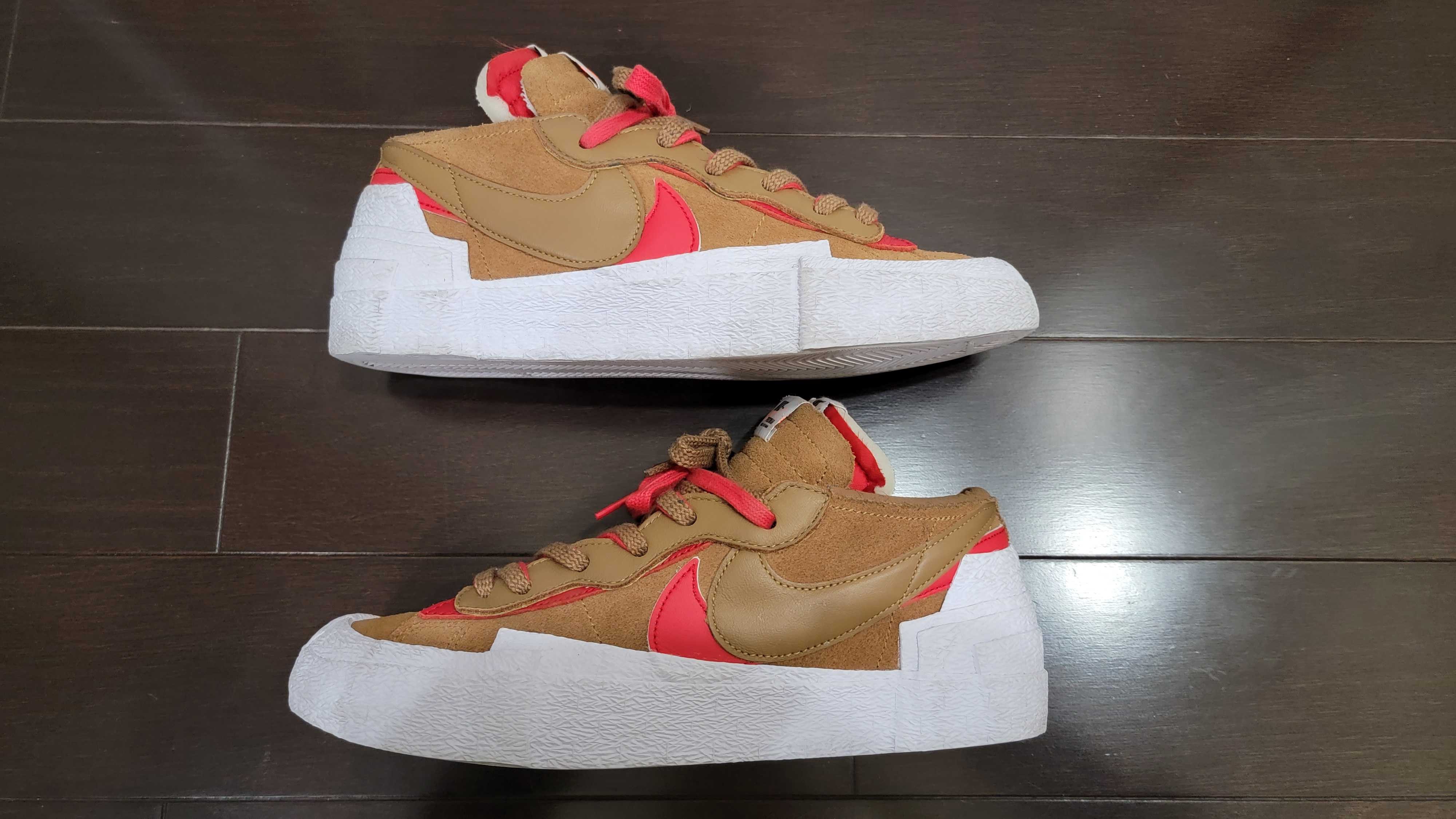 SACAI × NIKE BLAZER LOW "BRITISH TAN"