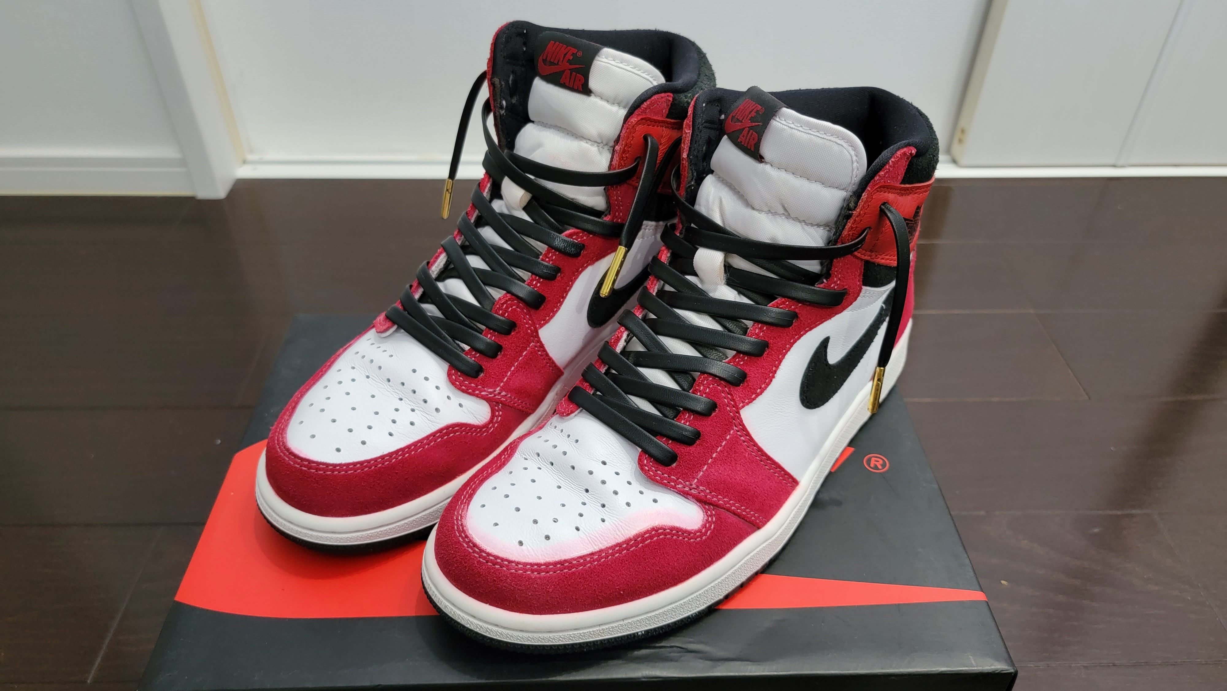 Nike Air Jordan 1 High OG "White/Black/Light Smoke Grey"