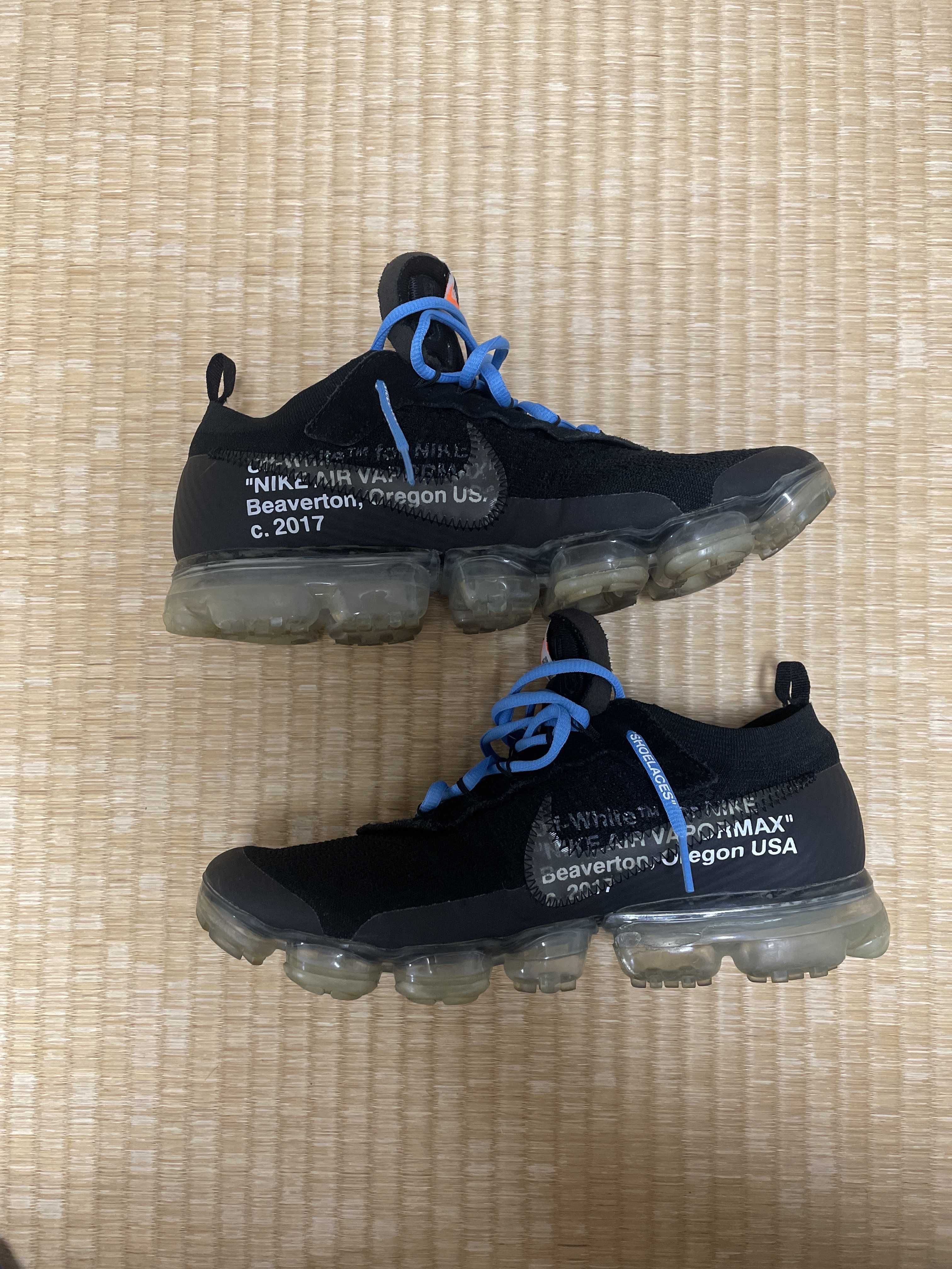 Off-White × Nike Air Vapormax "Black/Total Orange/Clear"