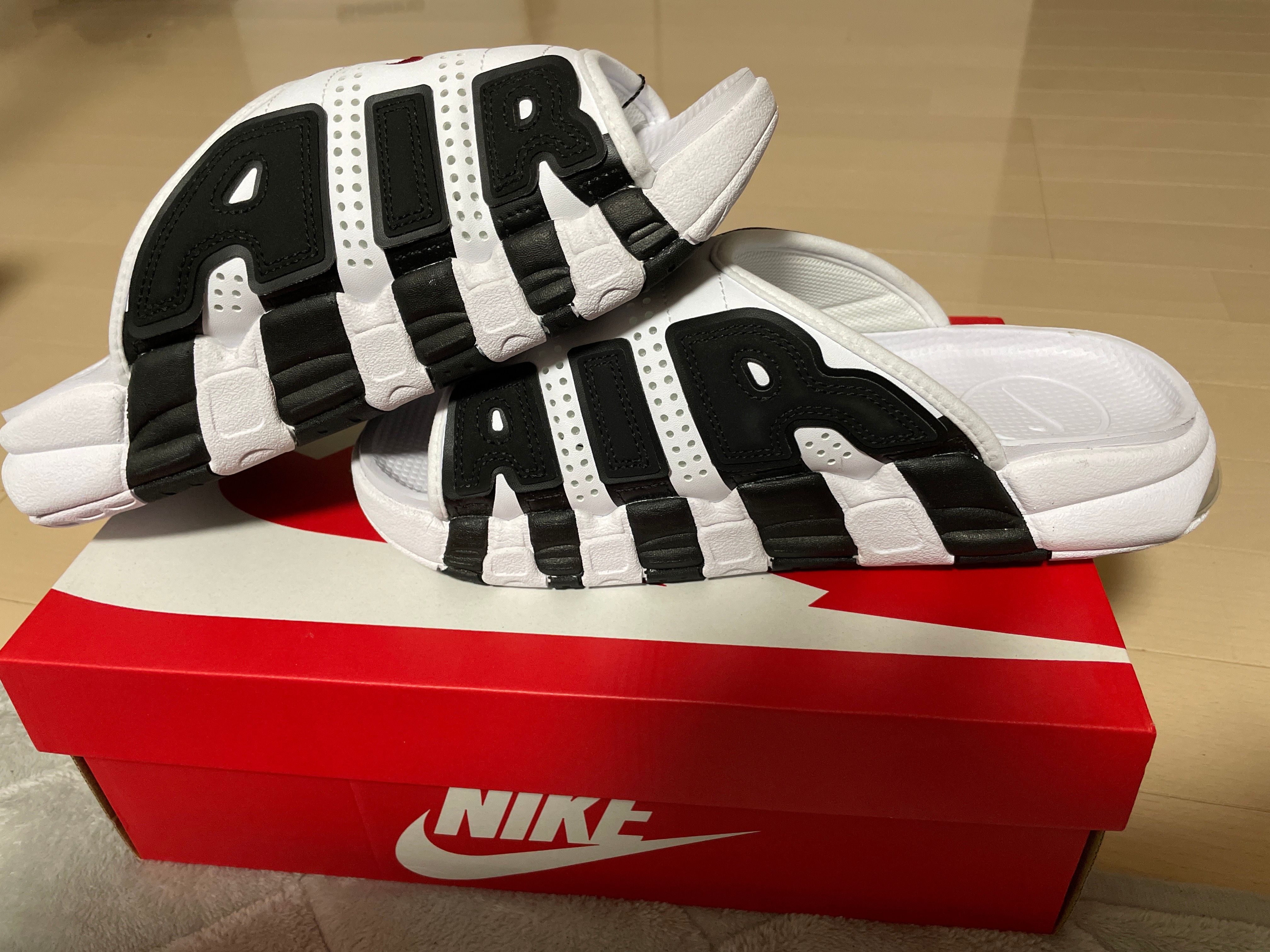 Nike Air More Uptempo Slide "White and Black"