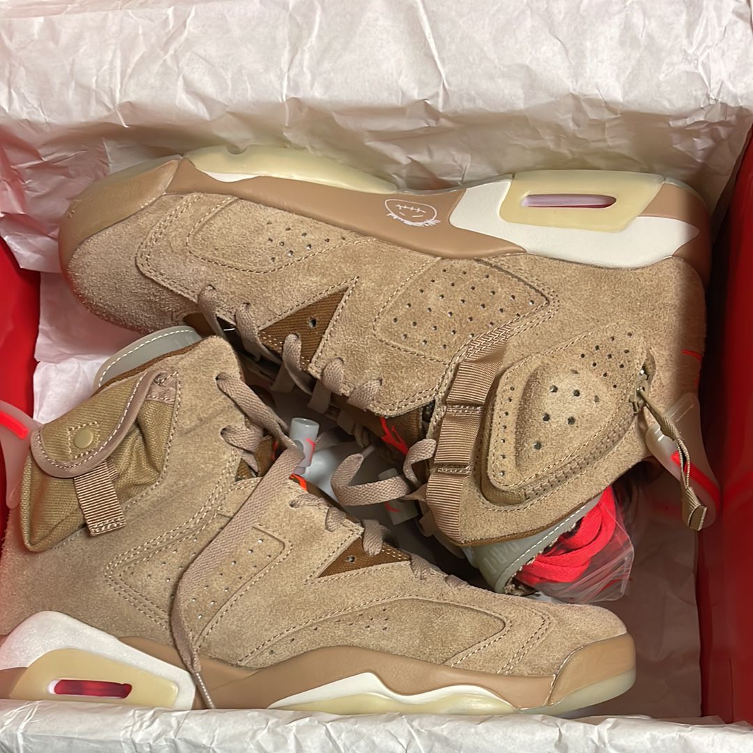 Travis Scott × Nike Air Jordan 6 "British Khaki"