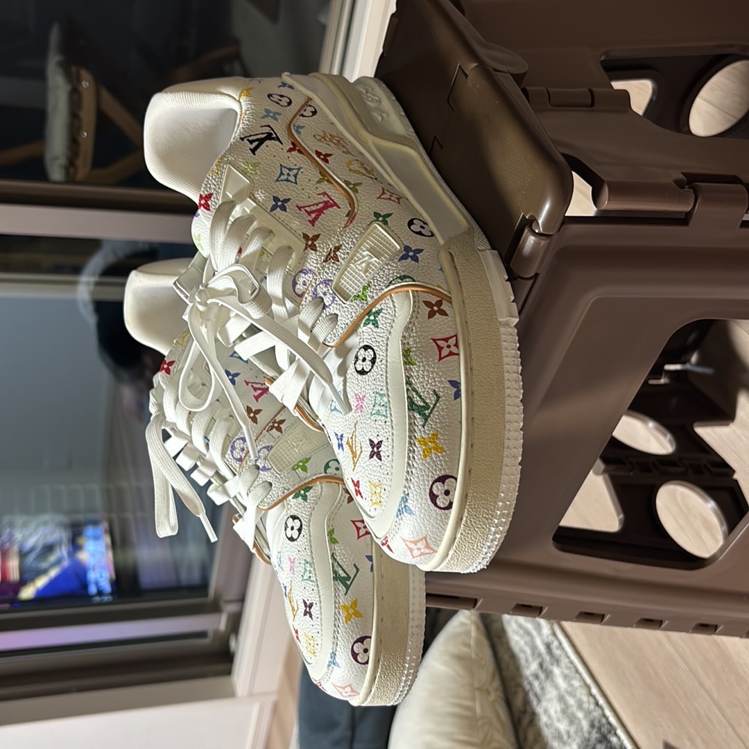 Takashi Murakami × Louis Vuitton Trainer Sneaker "Blanc/Multicolor"