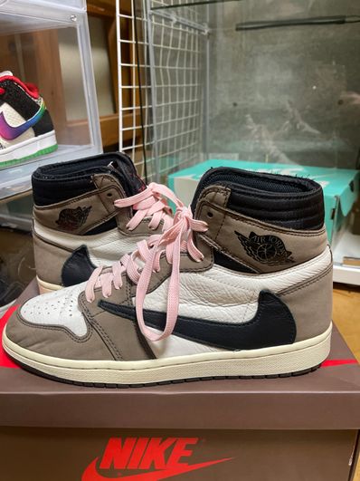 Travis Scott × Nike Air Jordan 1 Retro High OG TS SP "Sail/Dark Mocha"