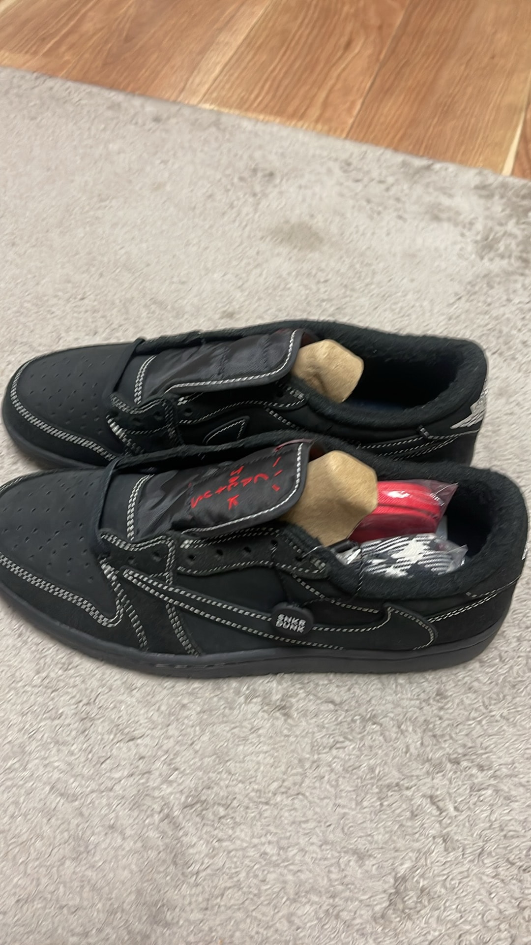 Travis Scott × Nike Air Jordan 1 Low OG SP "Black Phantom"