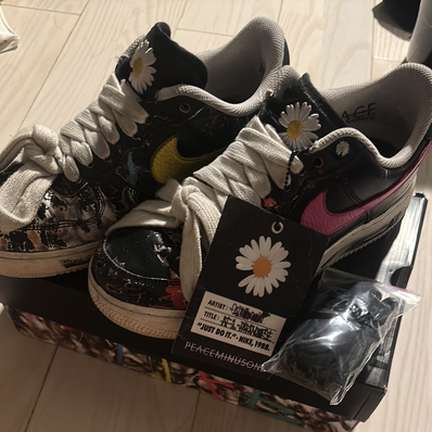 PEACEMINUSONE × Nike Air Force 1 Low '07 Para-Noise 3.0 "Black and Multi-Color" / G-DRAGON